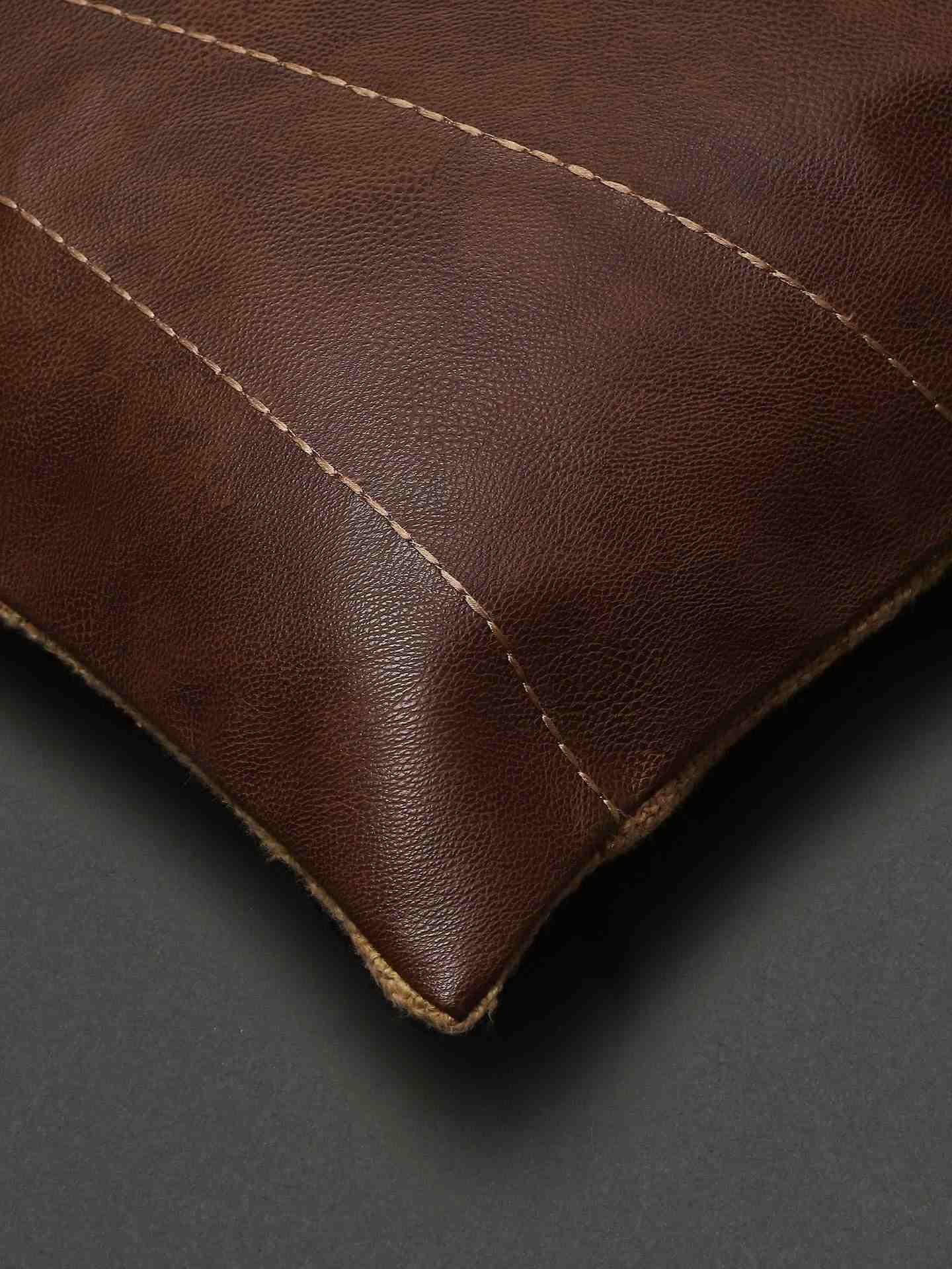 Brown Jaisalmer Cotton Cushion