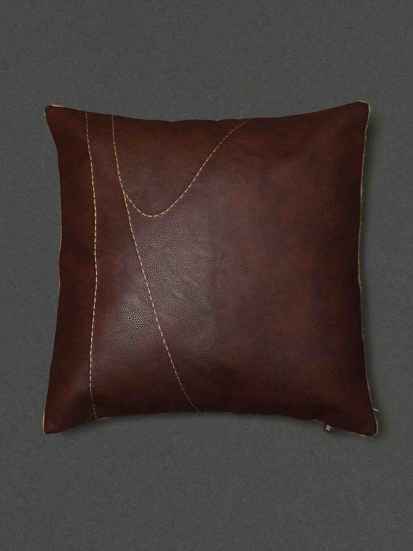 Brown Jaisalmer Cotton Cushion
