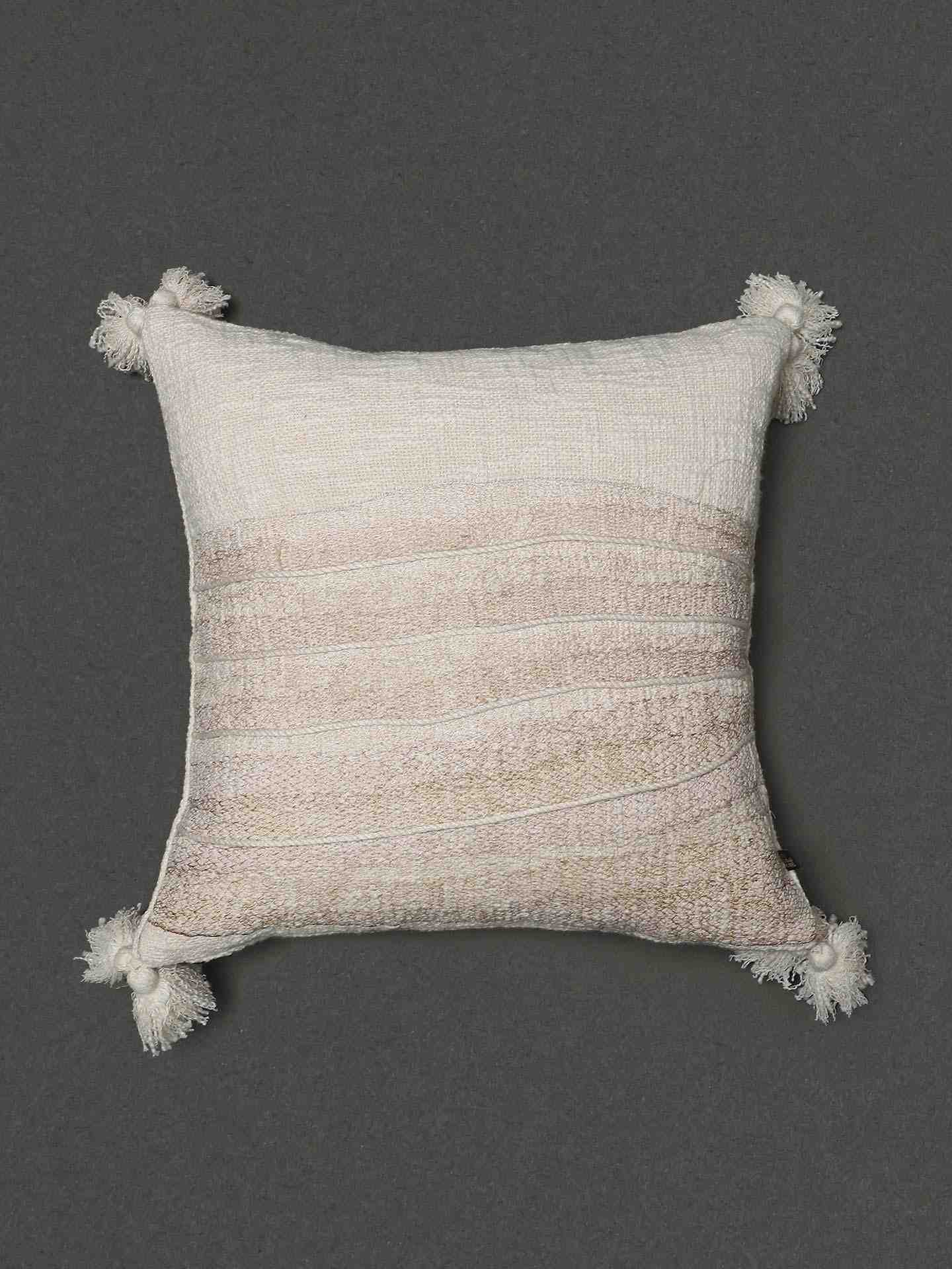 Ivory Jaisalmer Cotton Cushion