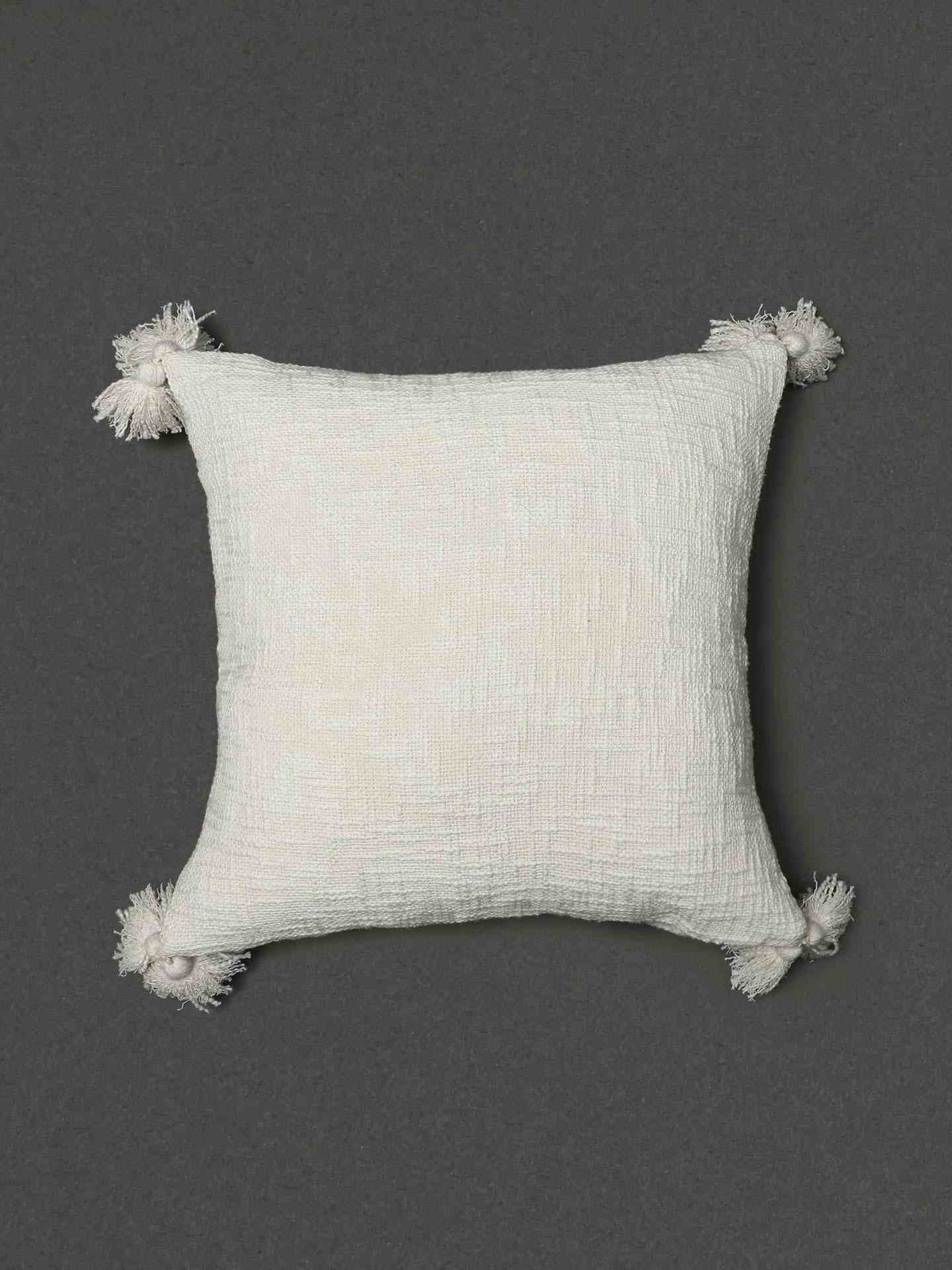 Ivory Jaisalmer Cotton Cushion