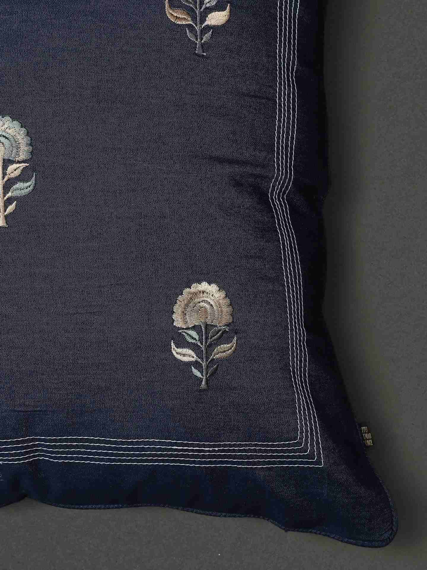 Blue Jalmahal Cushion