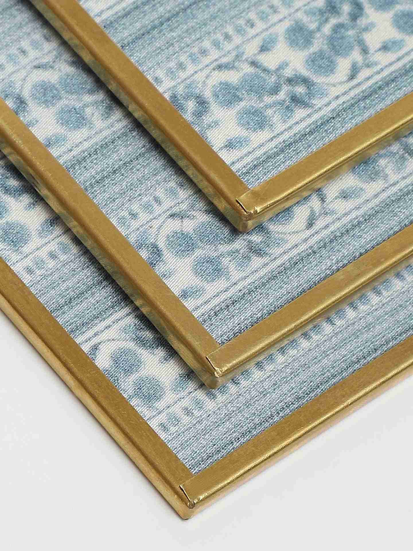 Blue Jalmahal Coasters (Set Of 6)