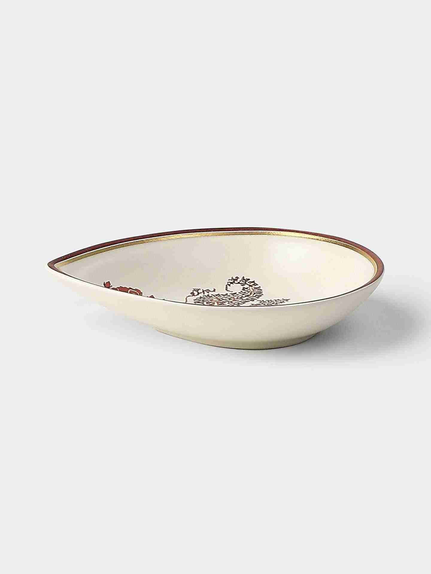 Ivory Kashmiri Booti Diya (Set Of 4)