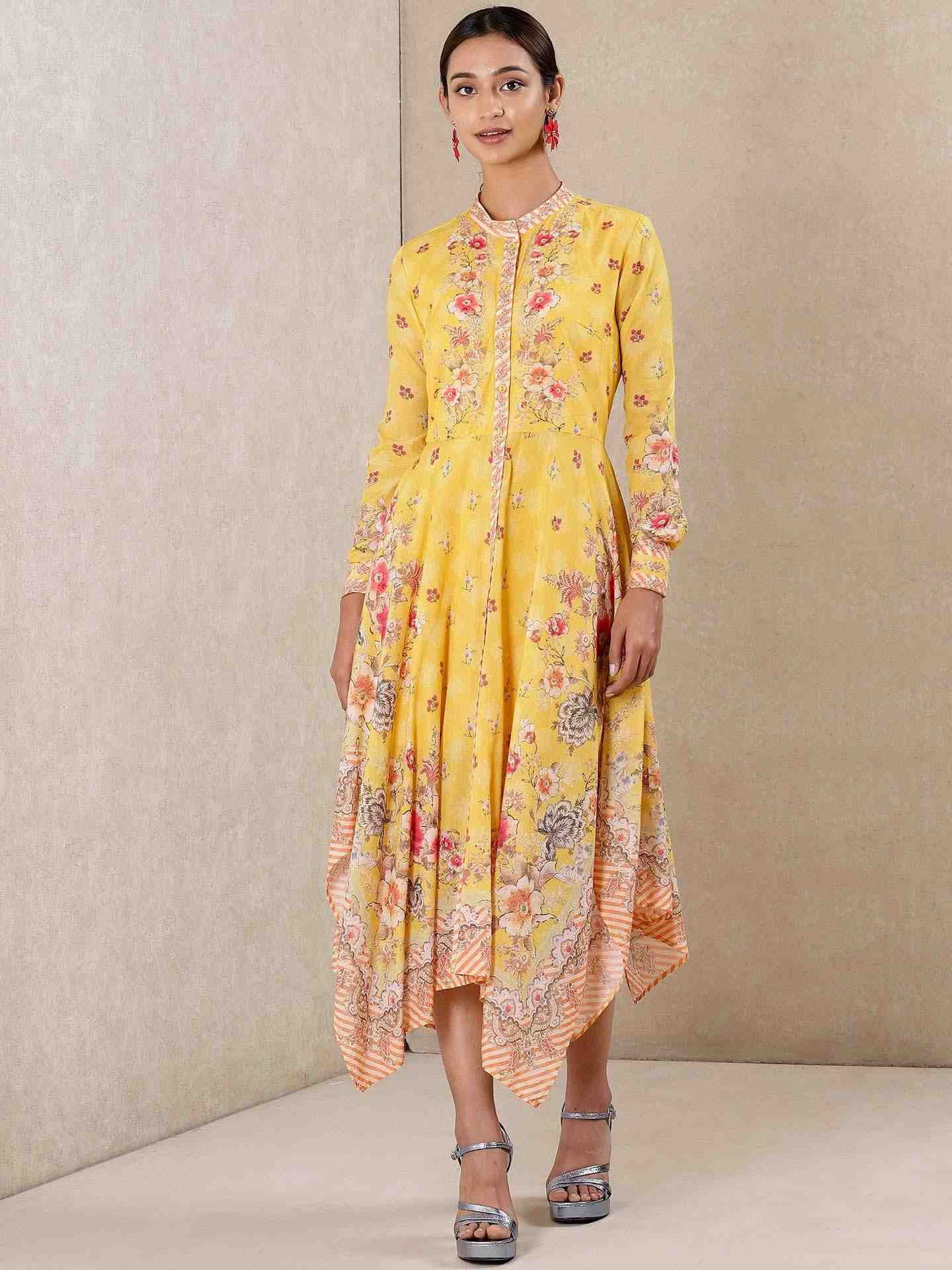 Yellow Vintage Bright Dress