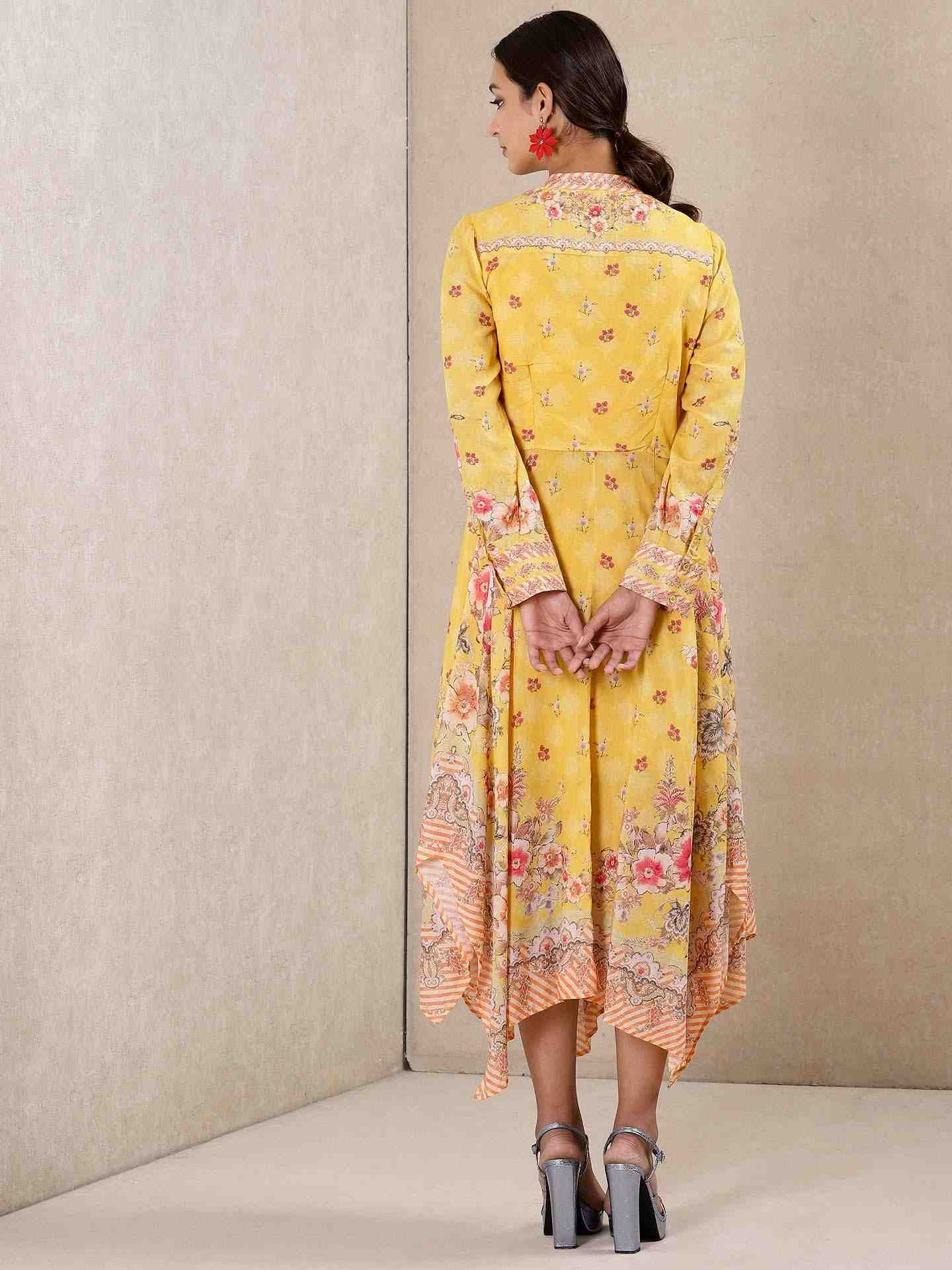 Yellow Vintage Bright Dress