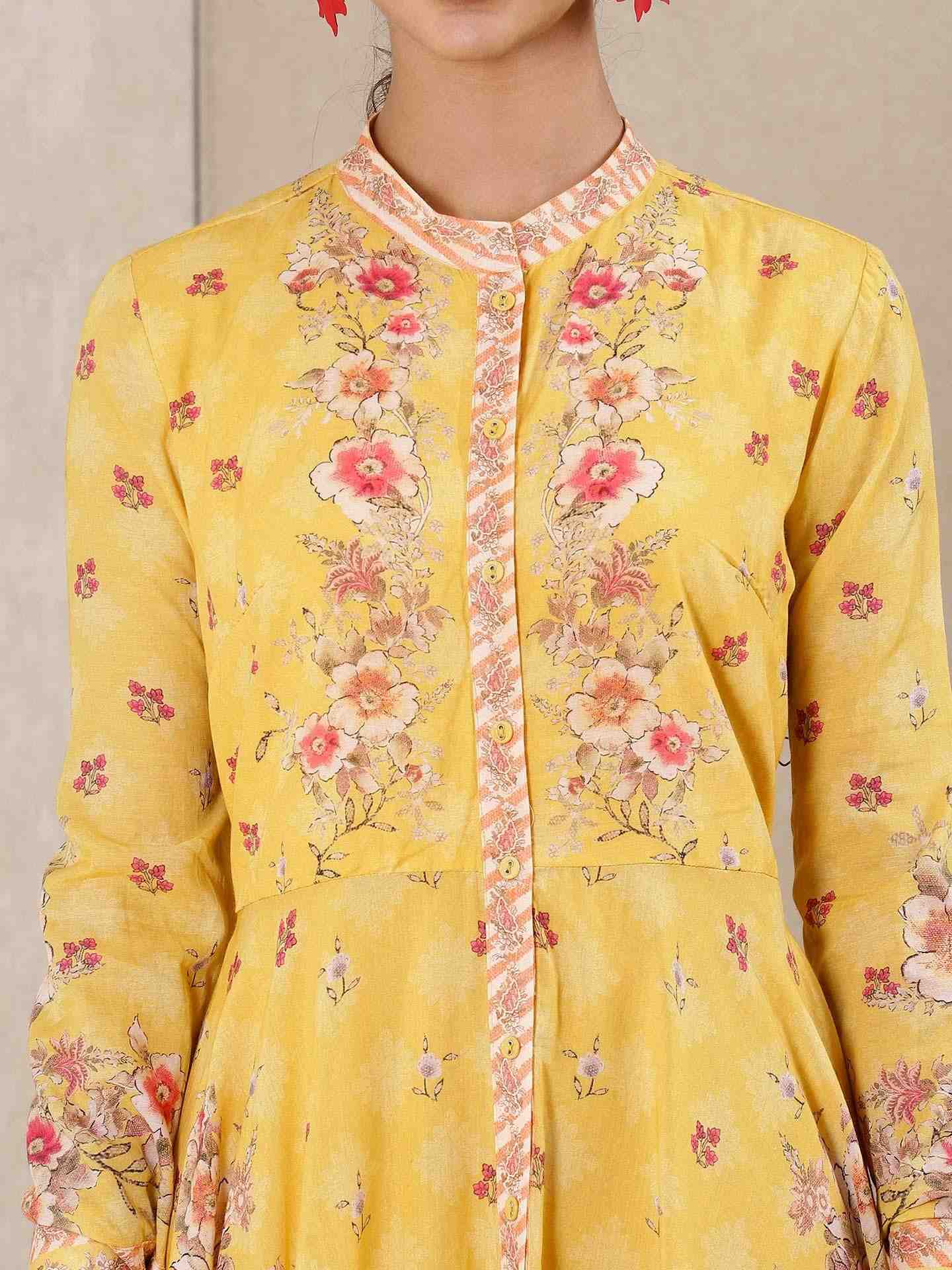 Yellow Vintage Bright Dress