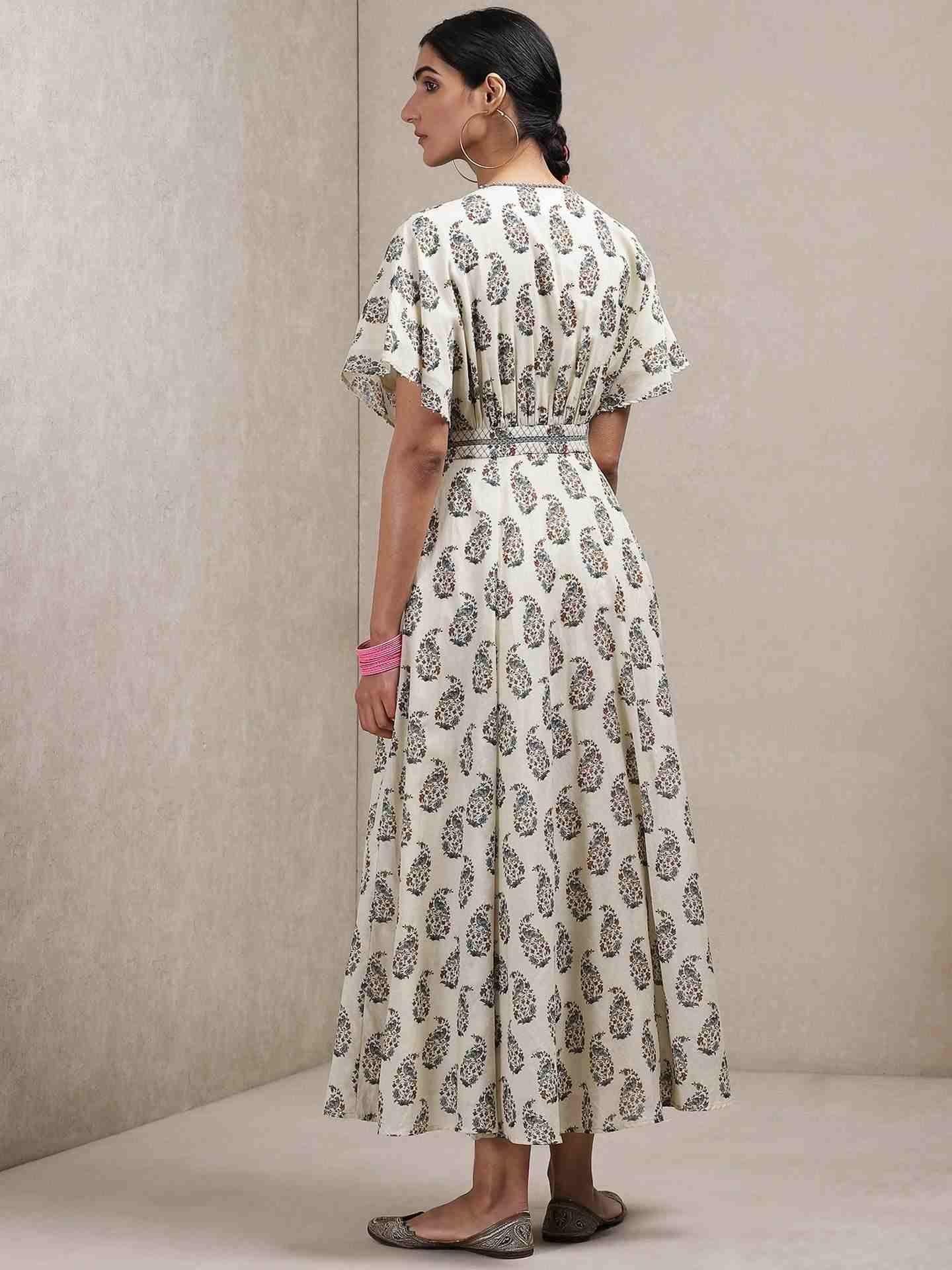 Beige Classic Kaftan Dress