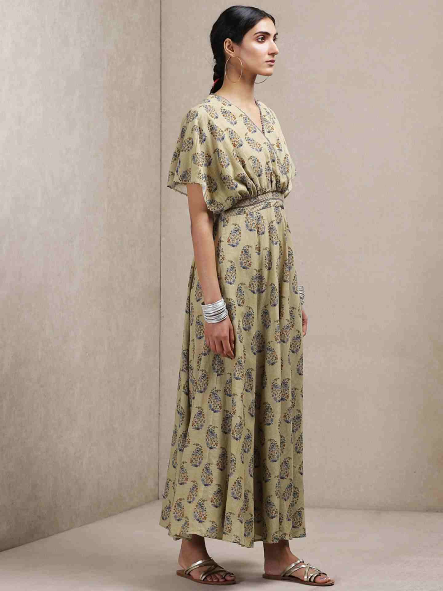 Olive Classic Kaftan Dress