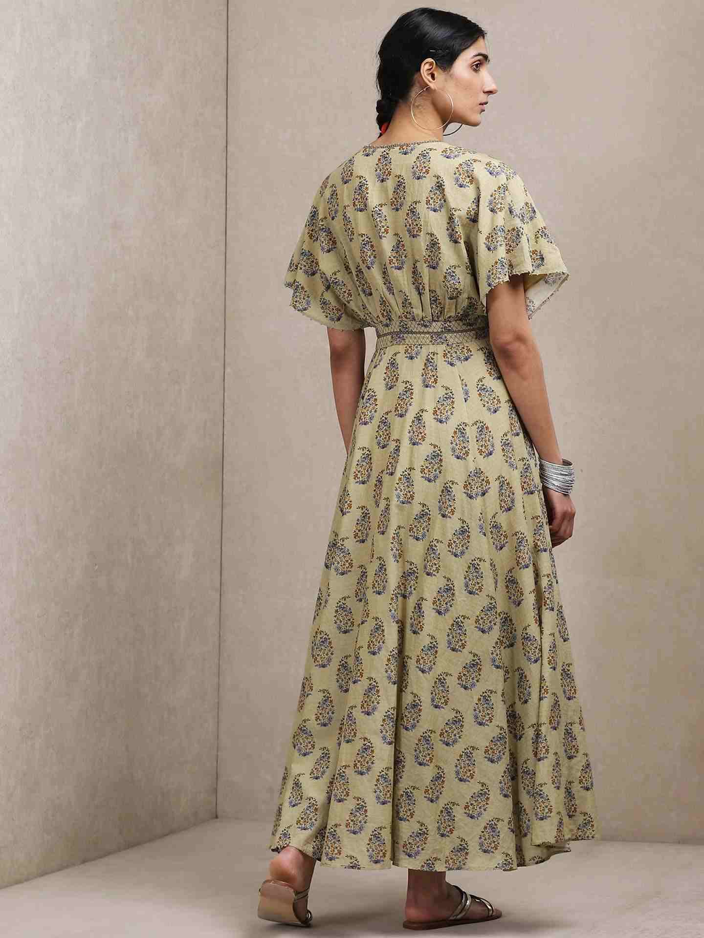 Olive Classic Kaftan Dress