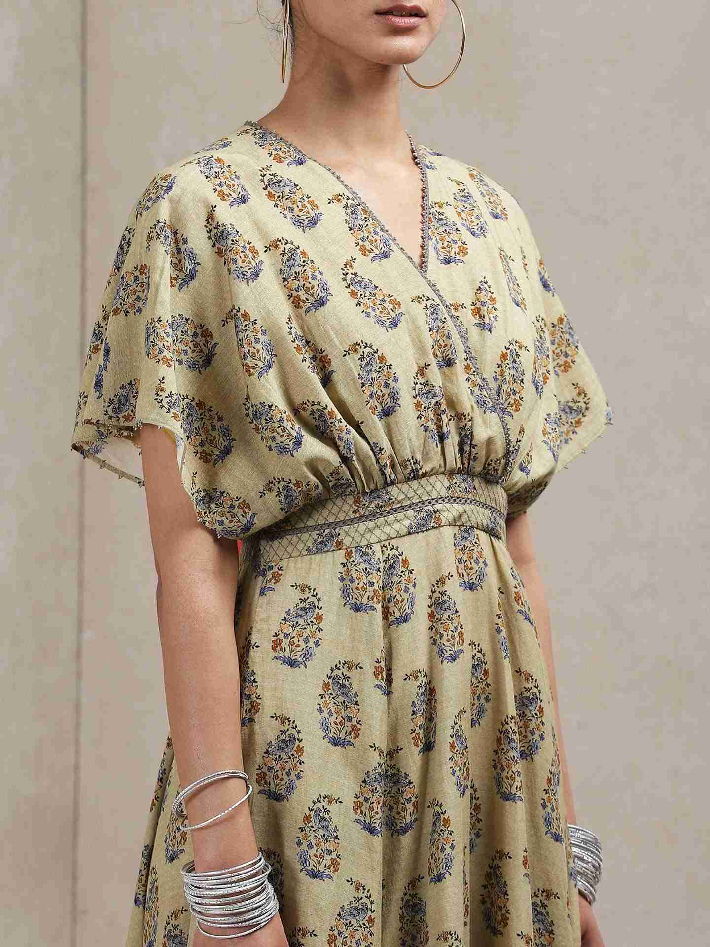 Olive Classic Kaftan Dress