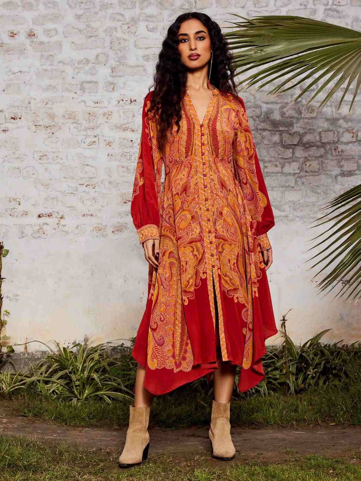 Red Boukhara Dress