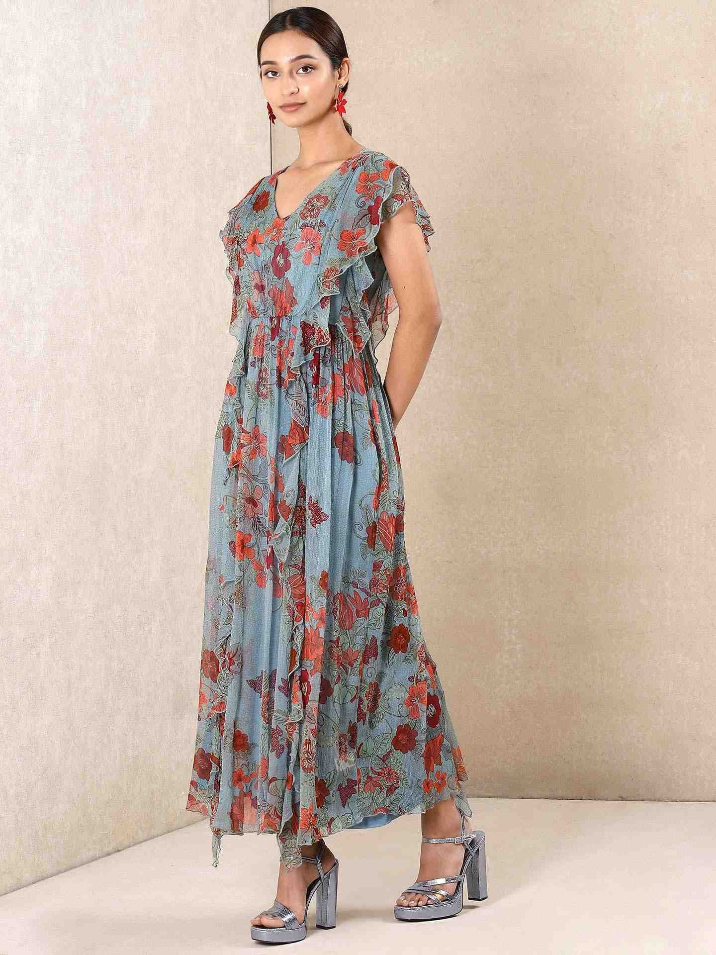 Dusty Blue Manvik Dress