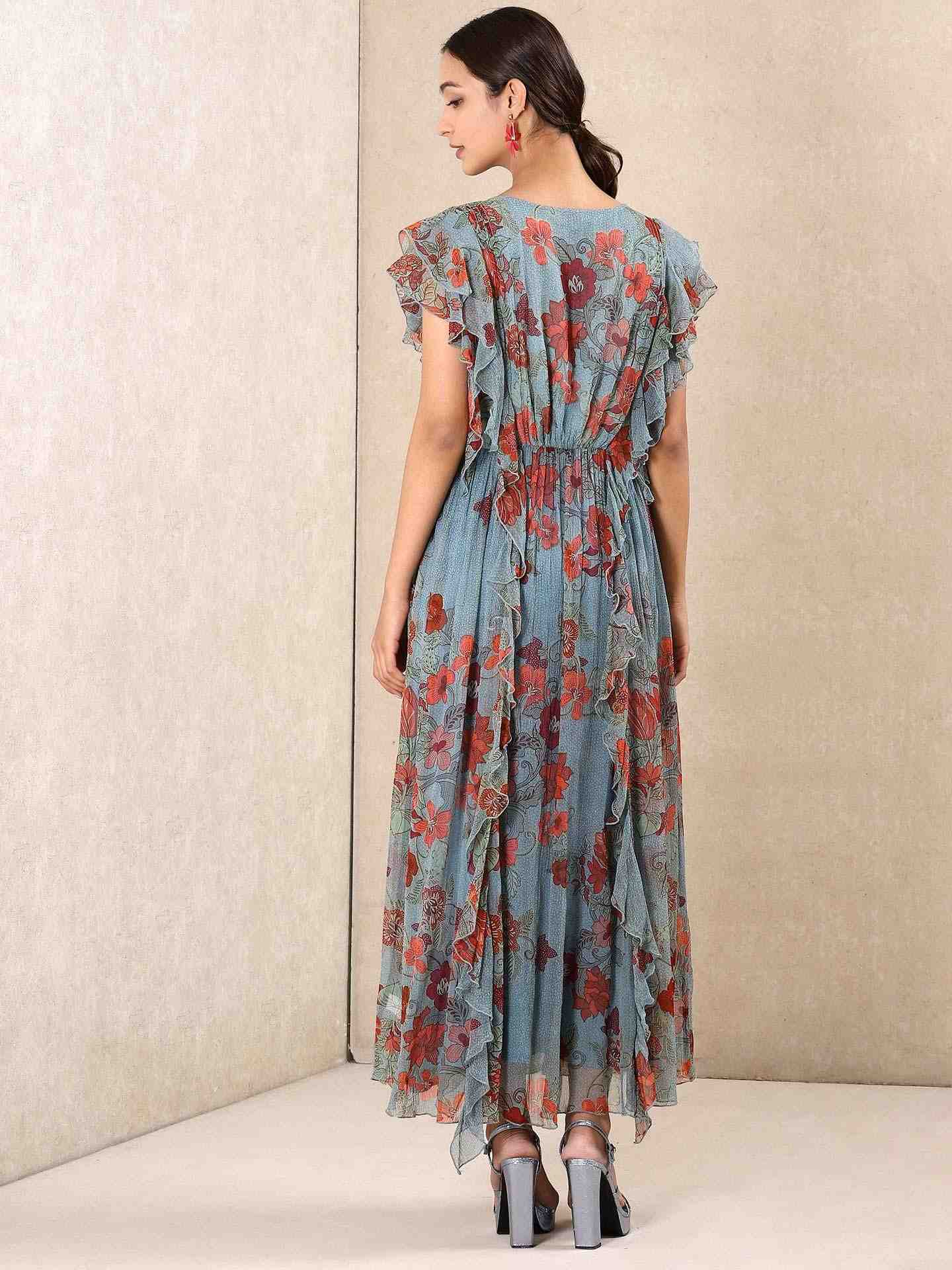 Dusty Blue Manvik Dress