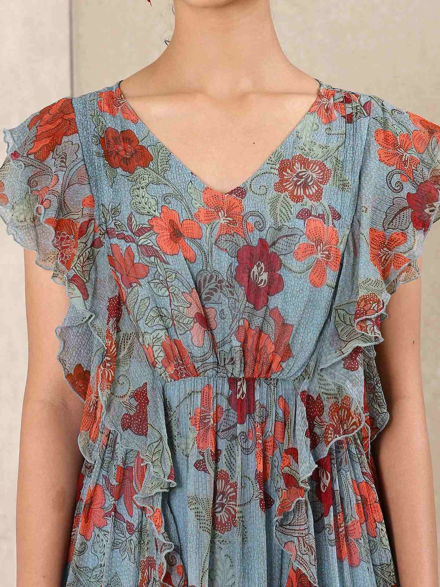 Dusty Blue Manvik Dress