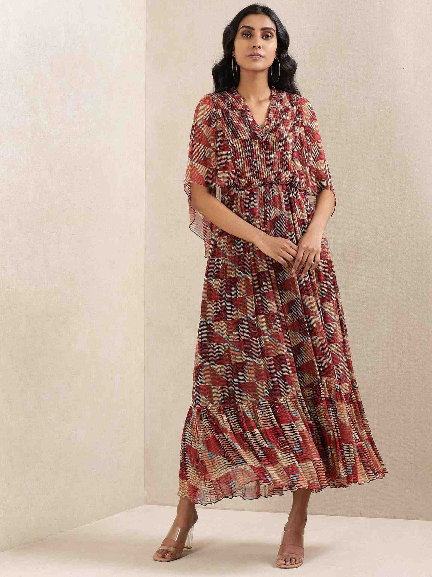 Multi-Color Gizza Kaftan Dress