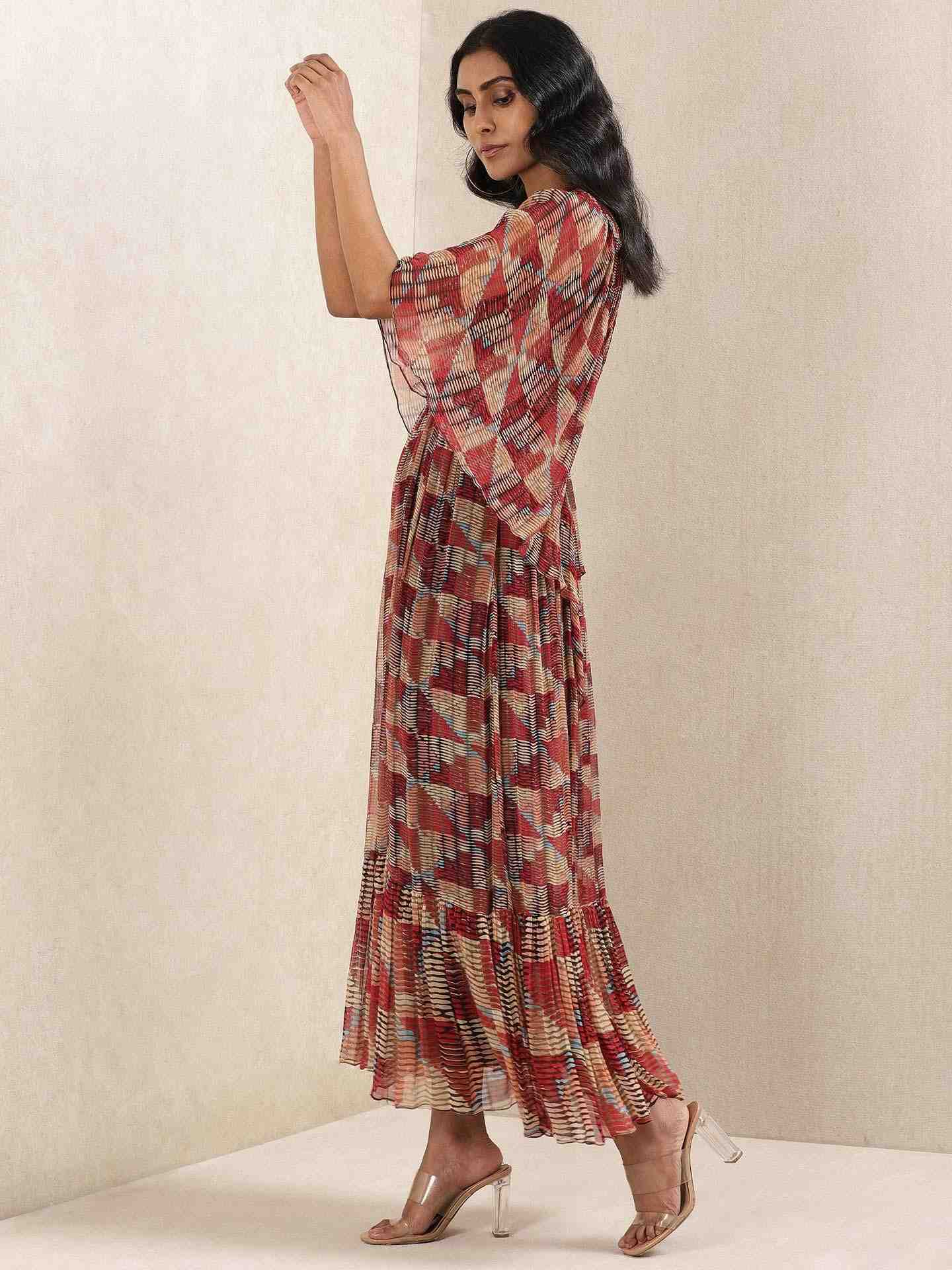 Multi-Color Gizza Kaftan Dress