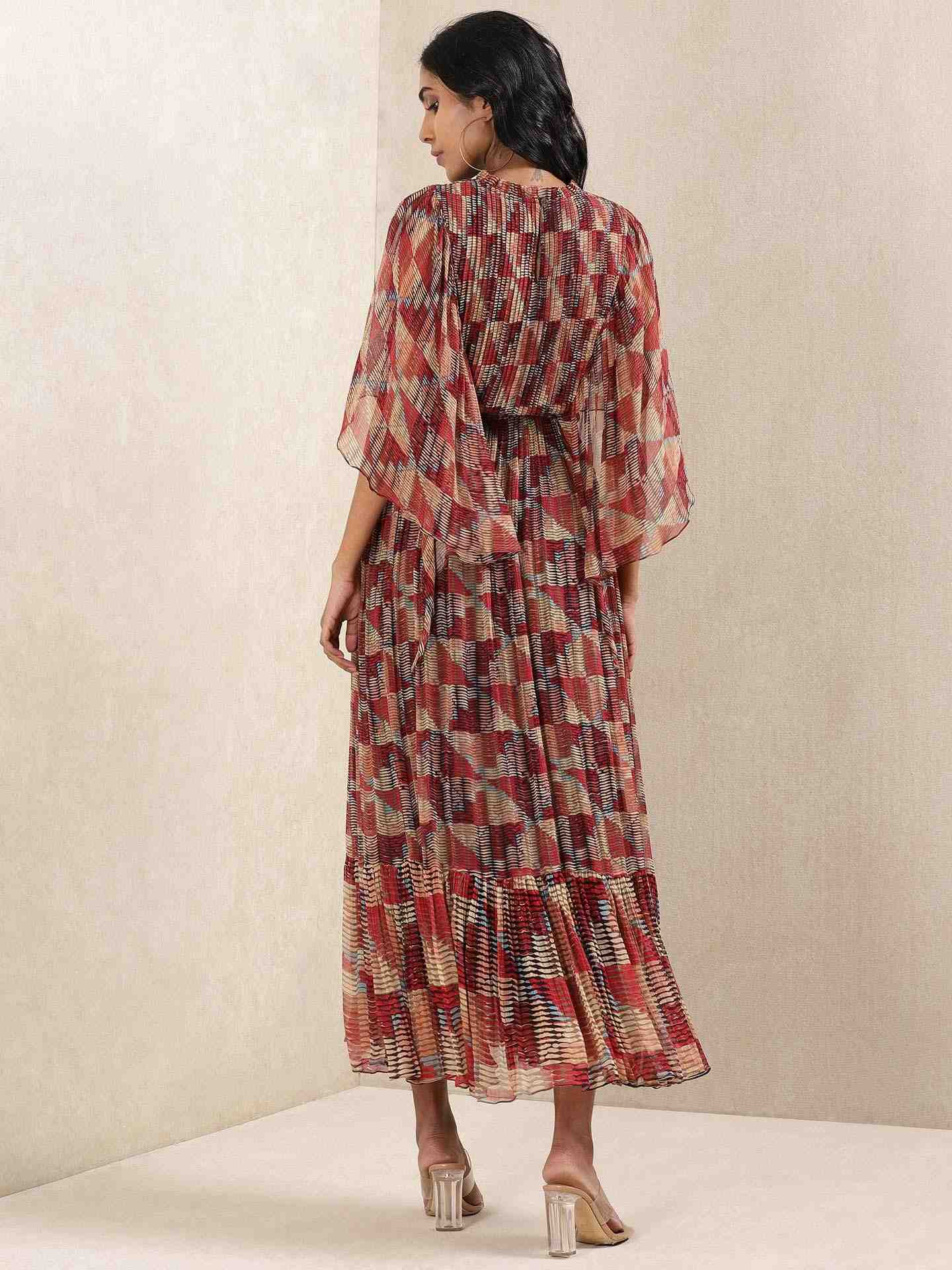 Multi-Color Gizza Kaftan Dress