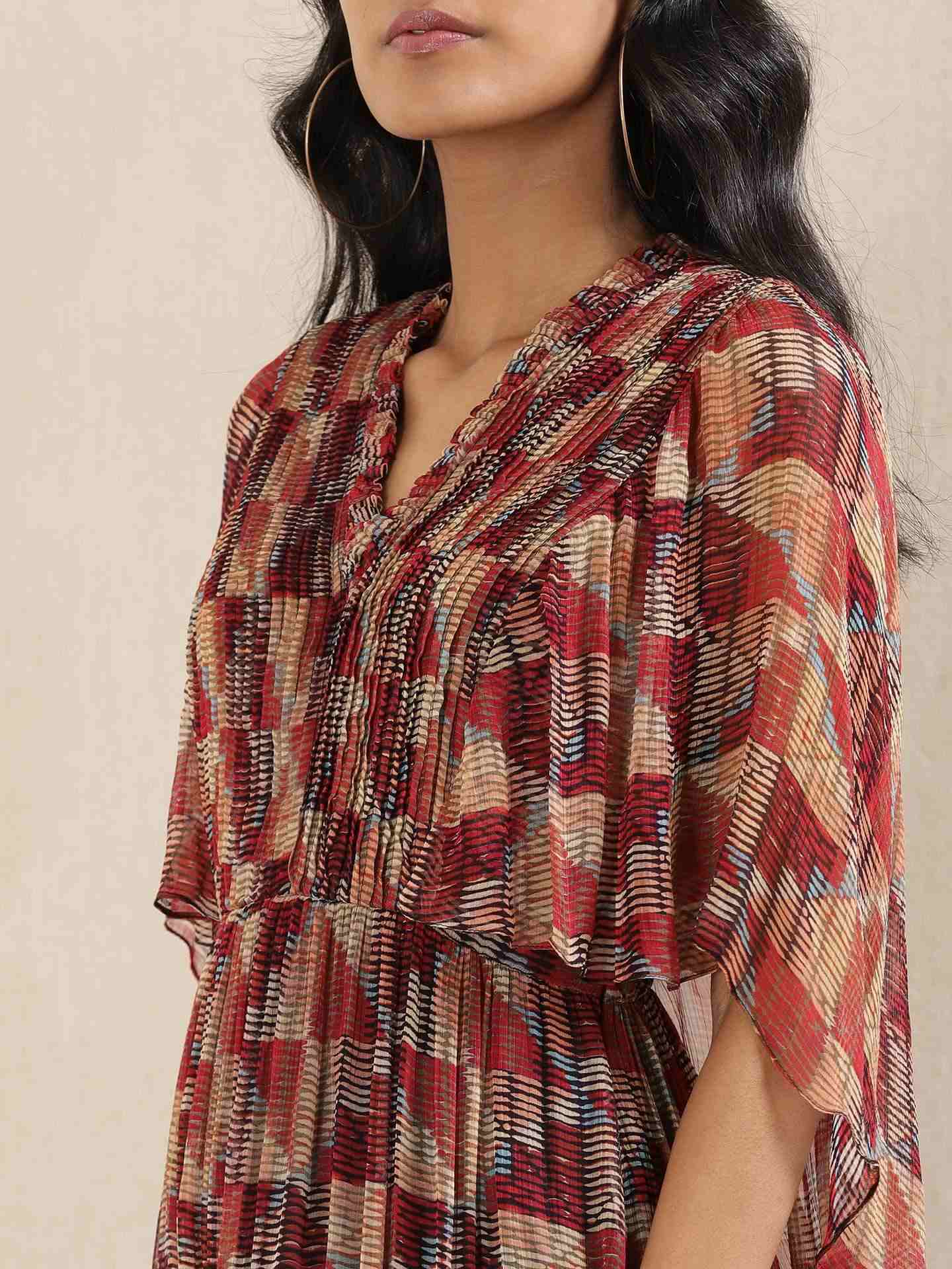 Multi-Color Gizza Kaftan Dress