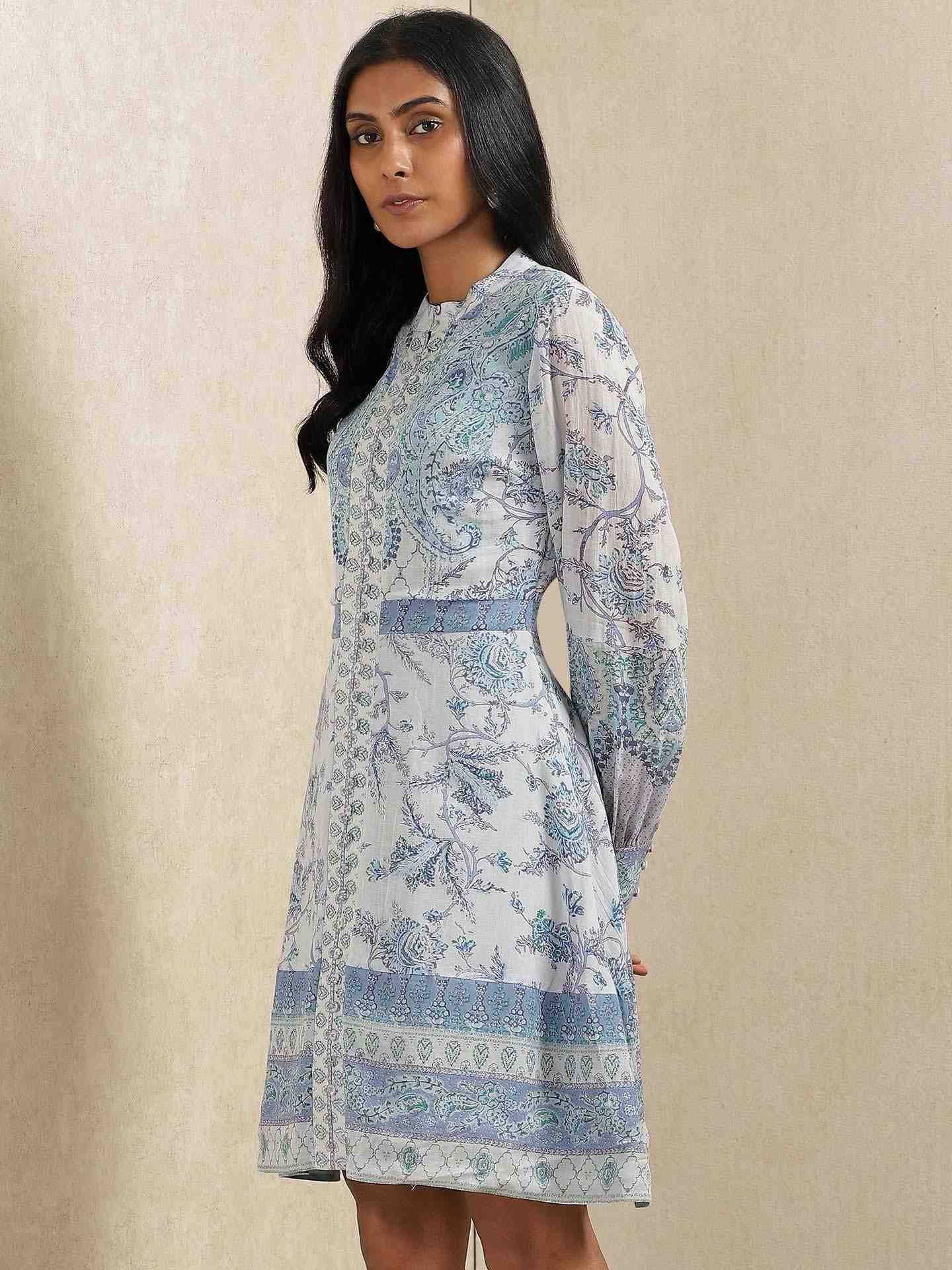 Blue Charulekha Dress