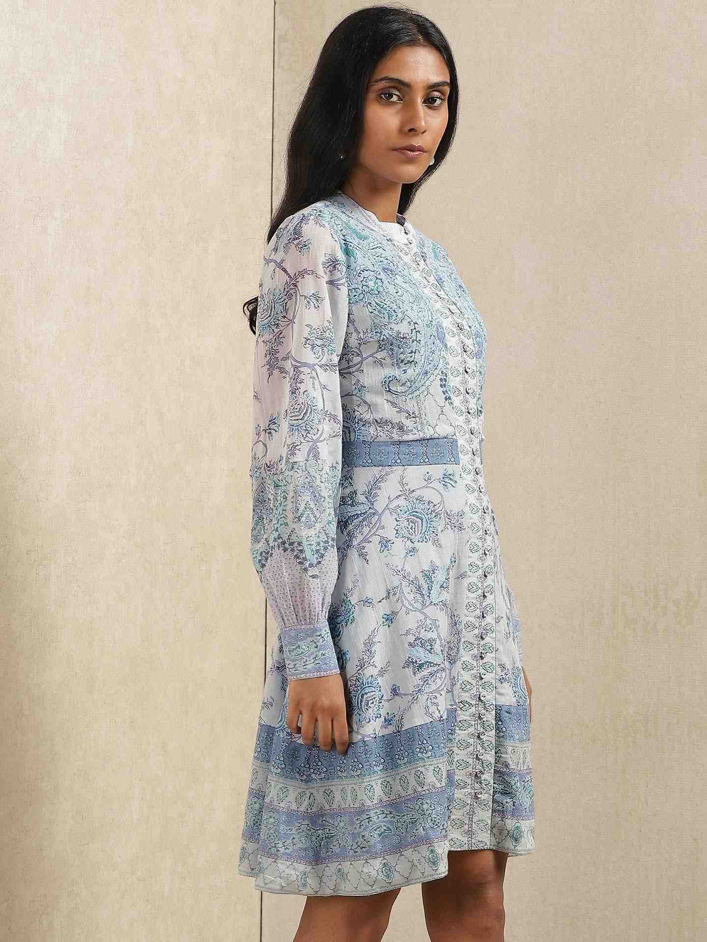 Blue Charulekha Dress