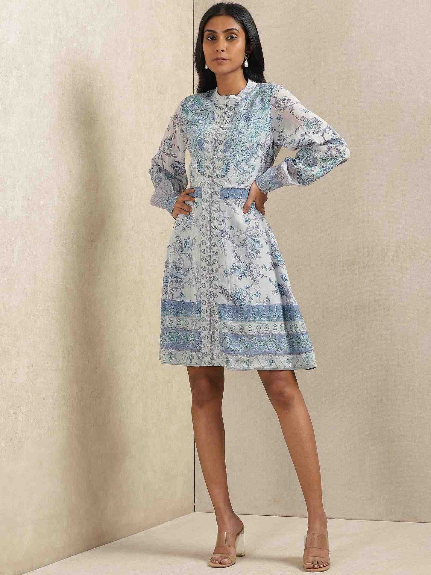 Blue Charulekha Dress