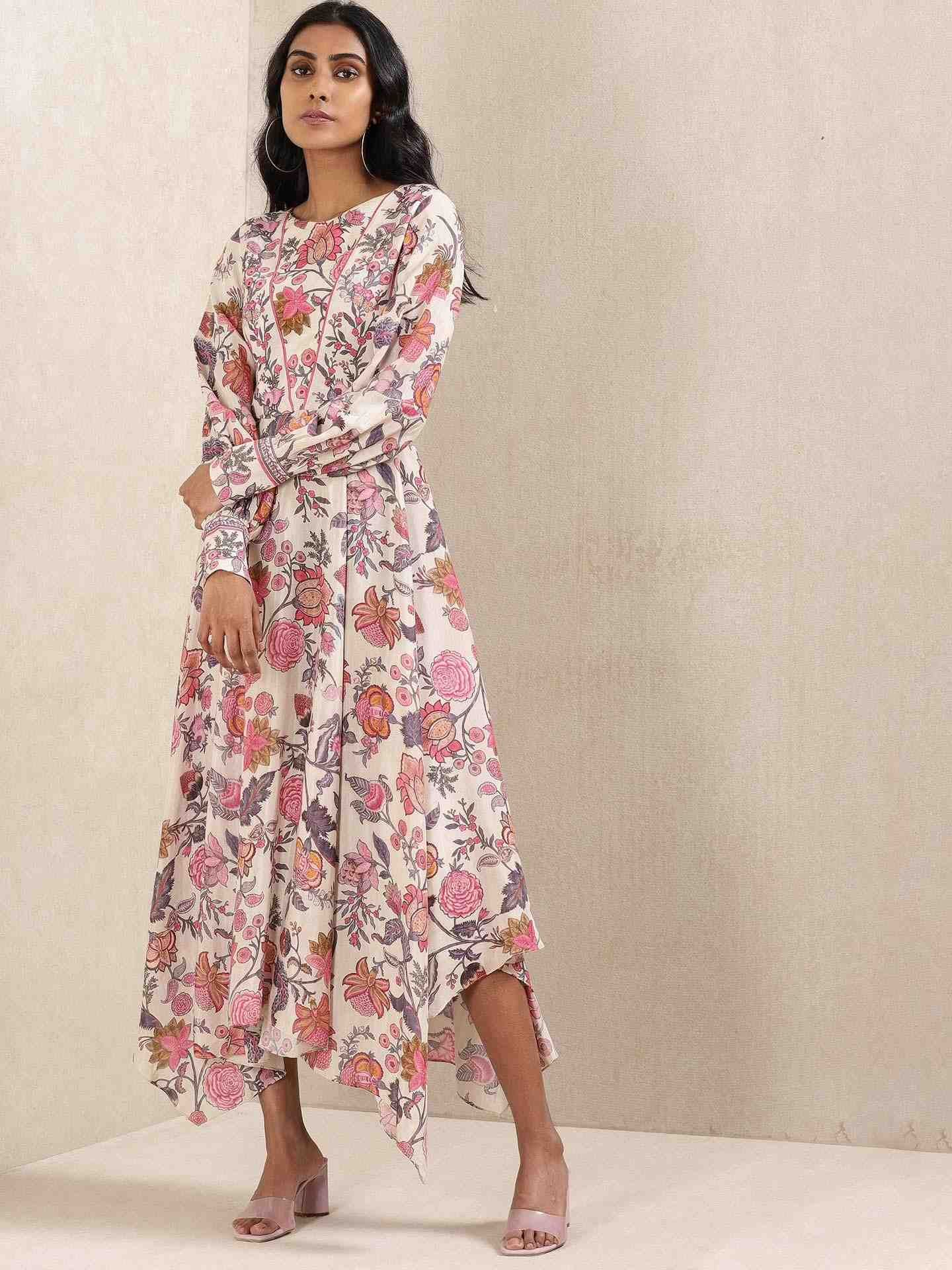 Off White Kesar Dress