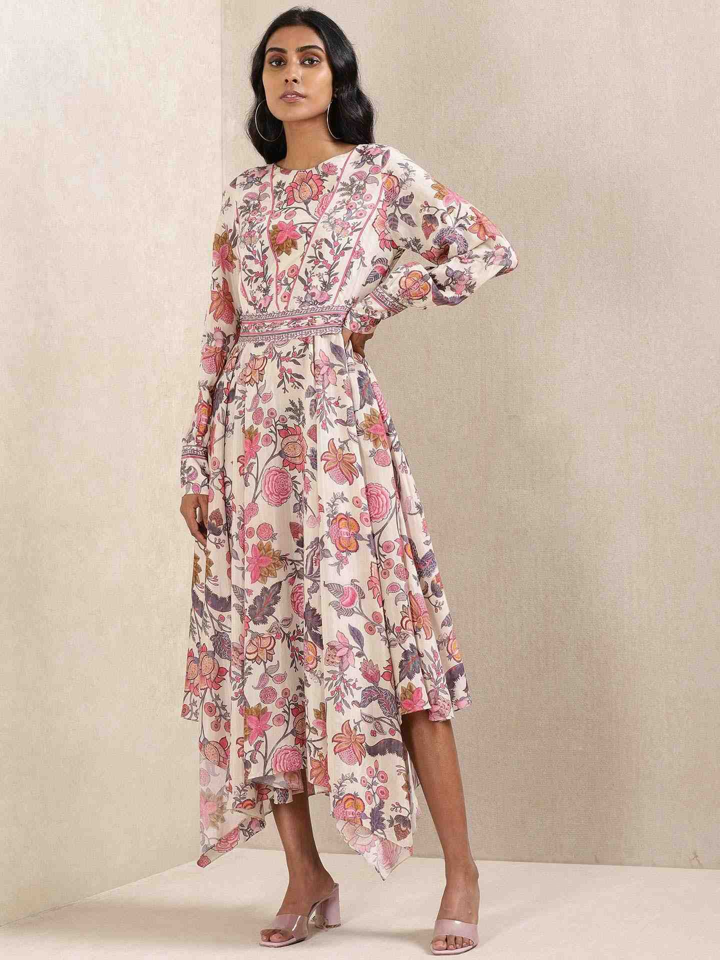 Off White Kesar Dress