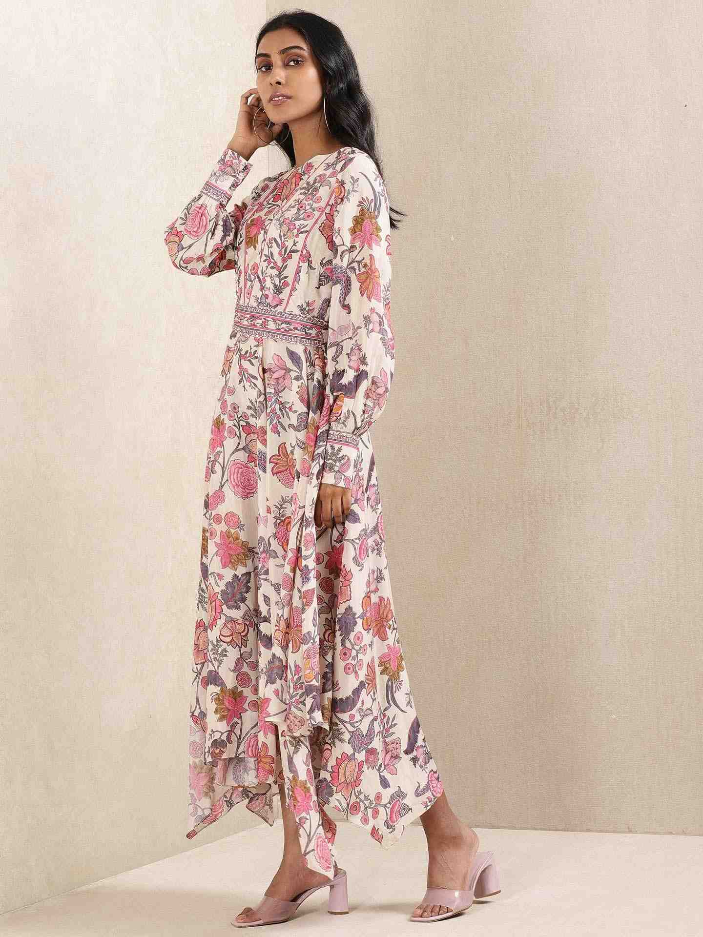 Off White Kesar Dress