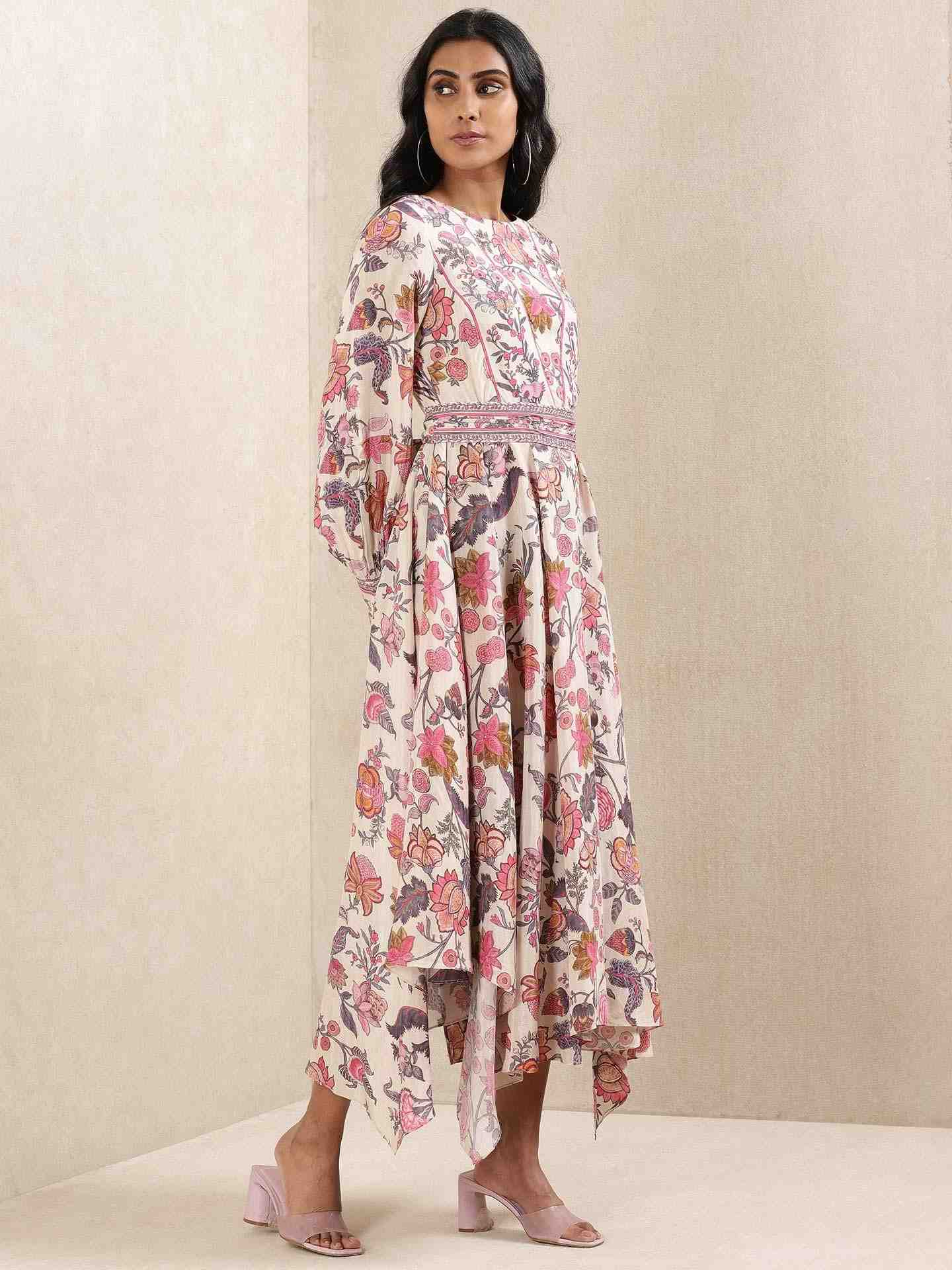 Off White Kesar Dress