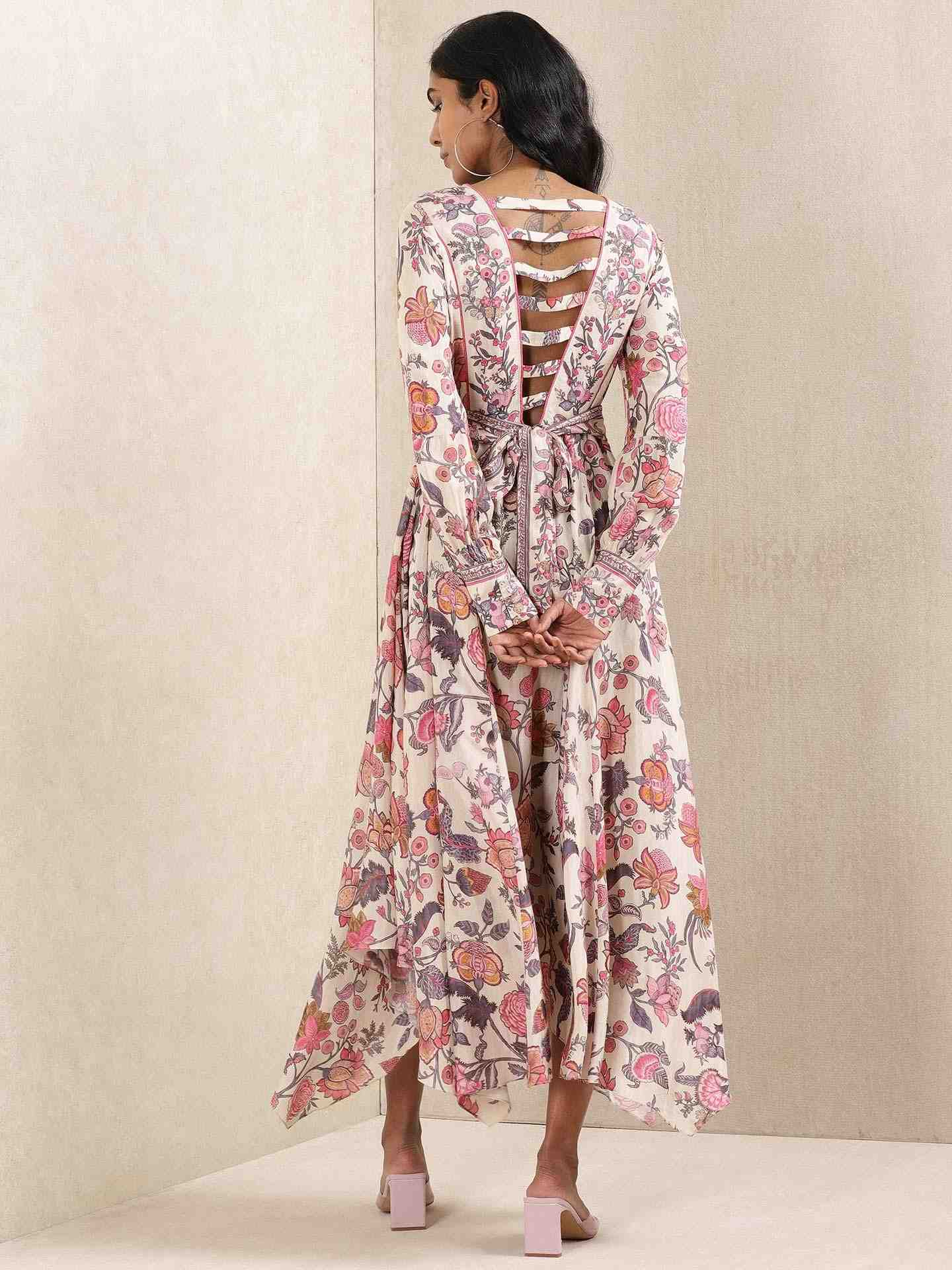 Off White Kesar Dress