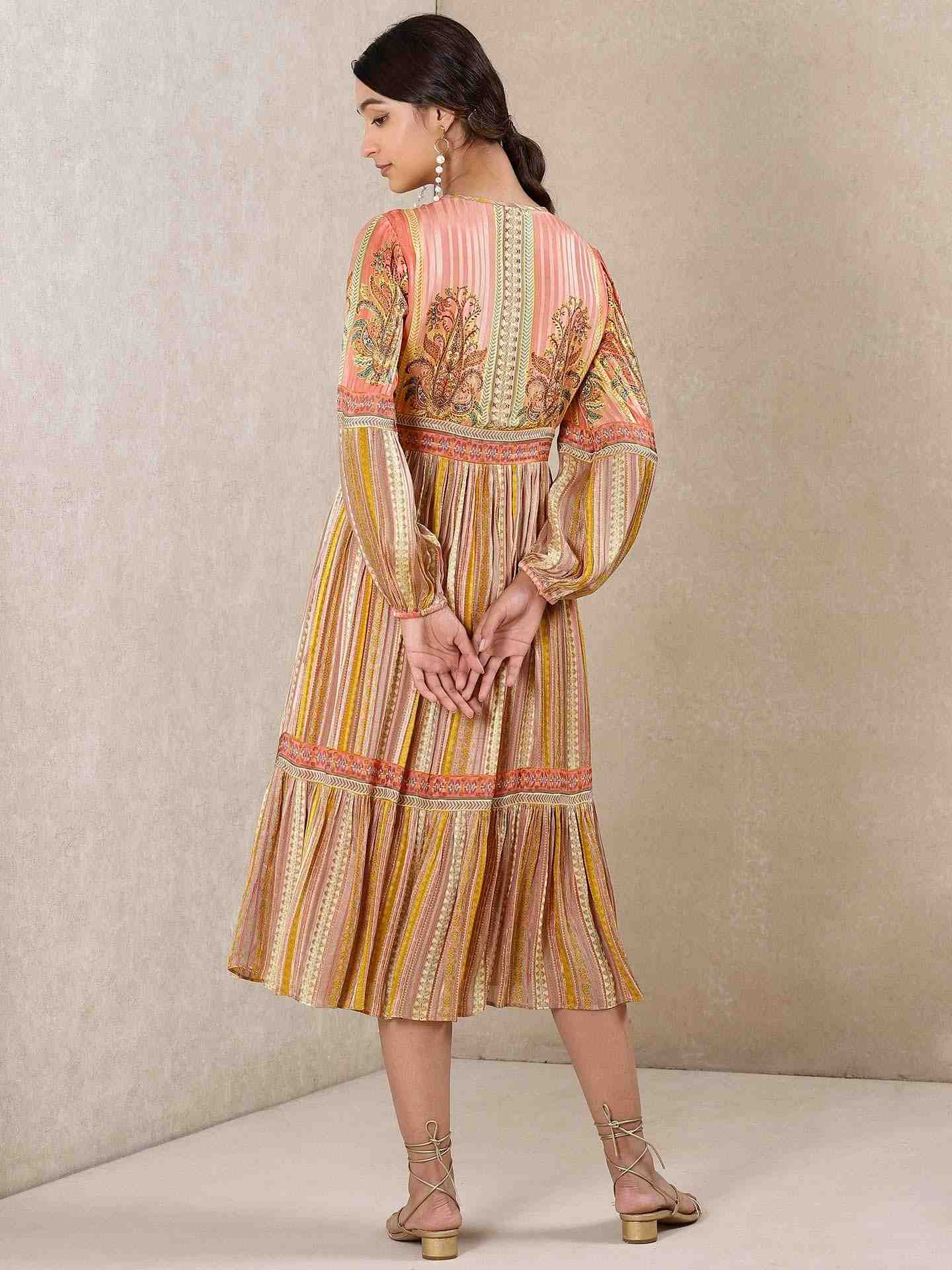 Coral Ervin Satin Dress