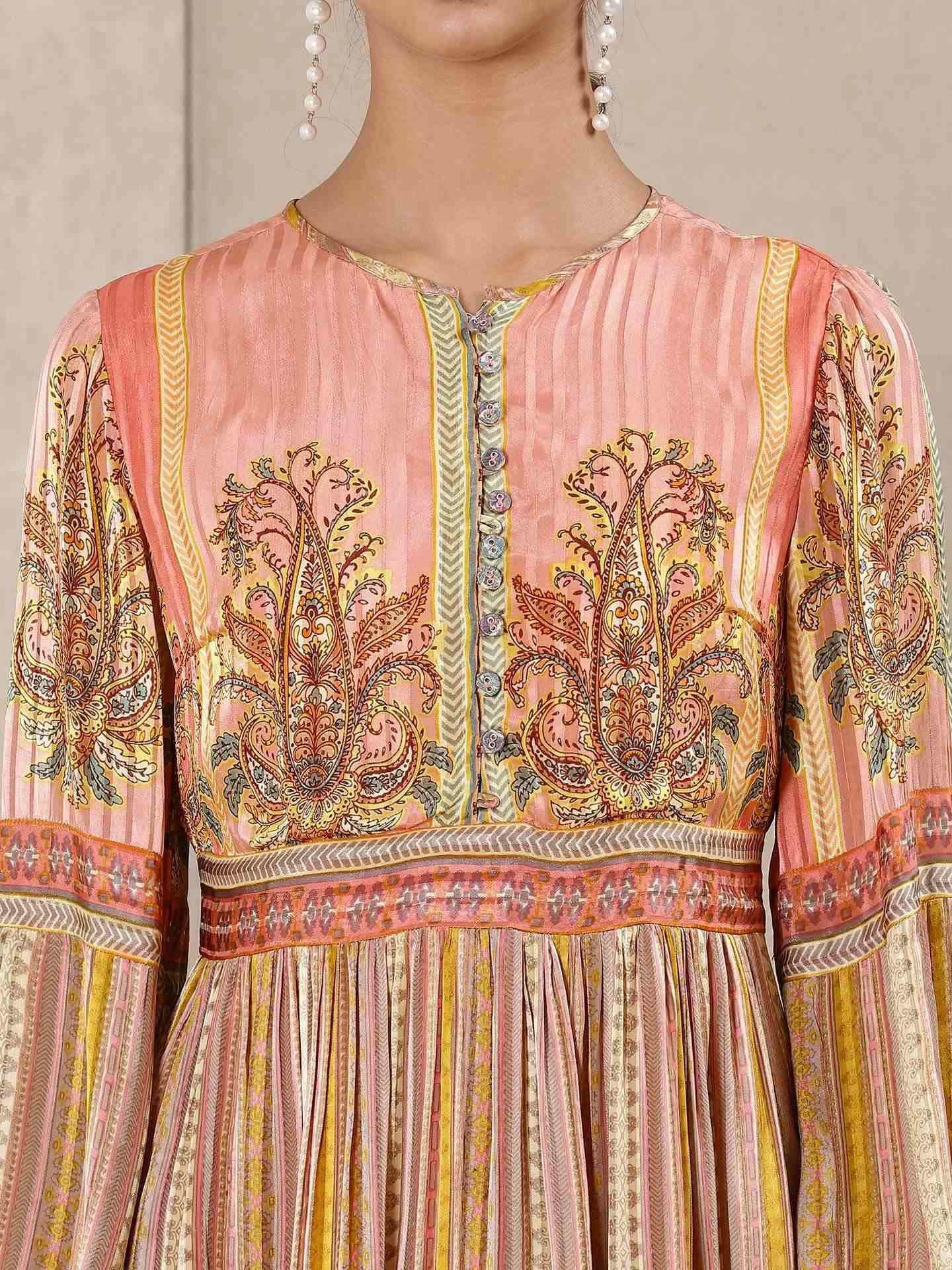 Coral Ervin Satin Dress