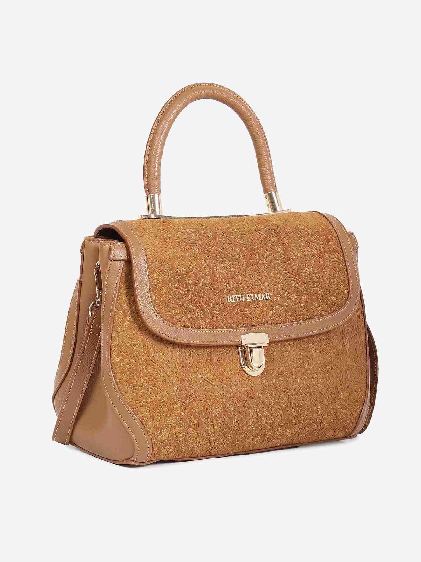 Brown Mocha Suede Grab Bag