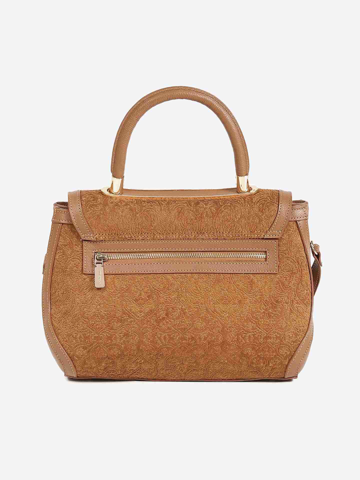 Brown Mocha Suede Grab Bag