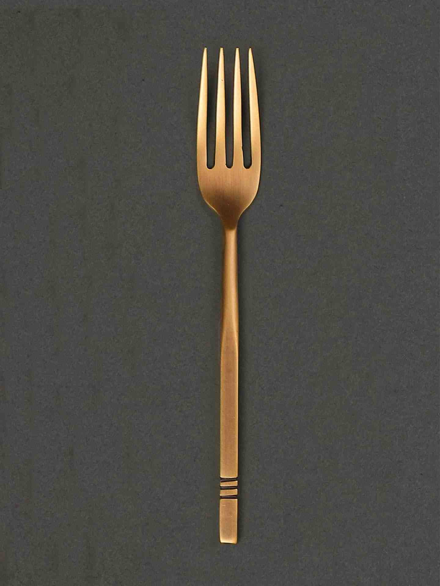 Brass Cochin Kansa Fork