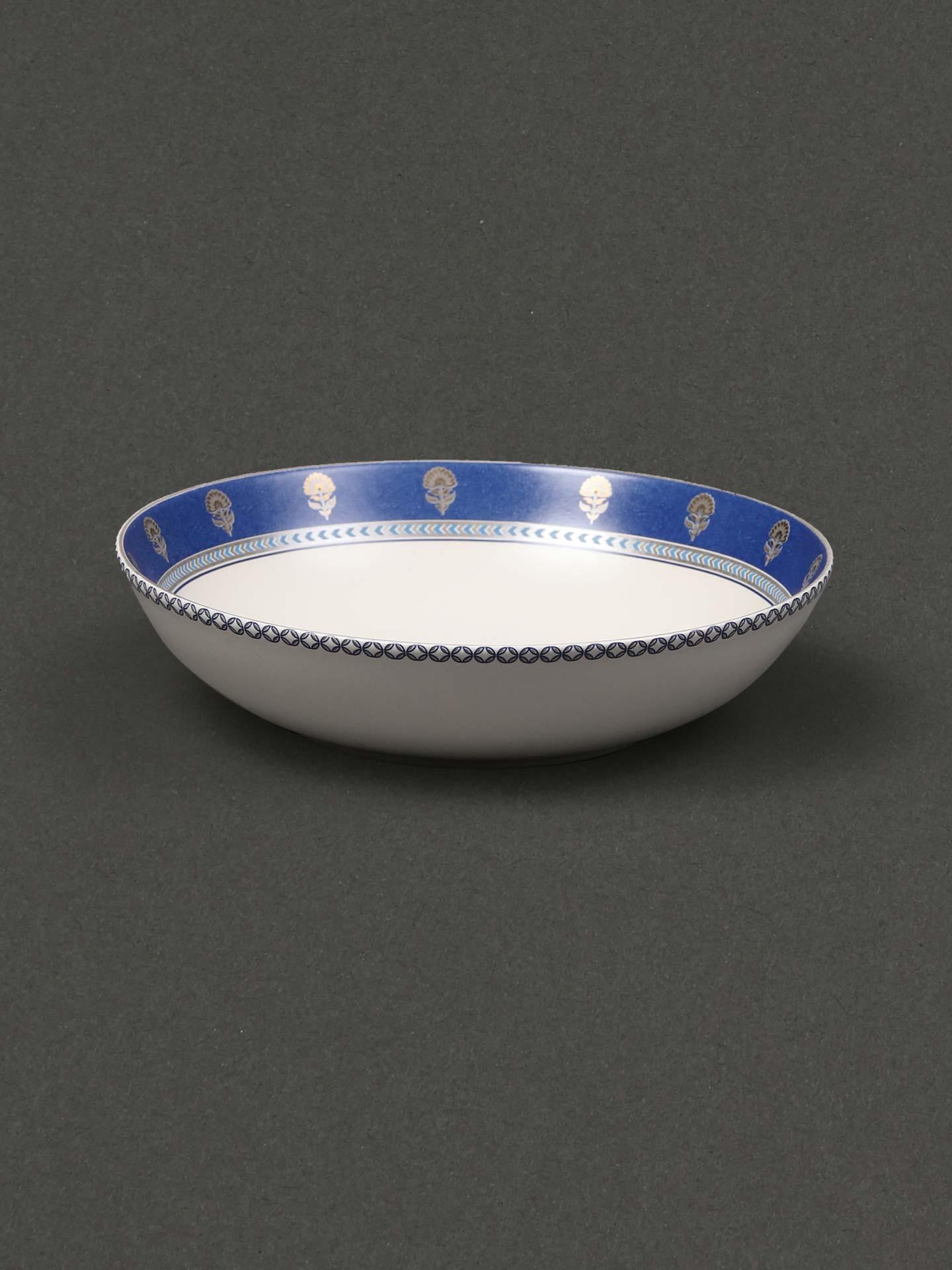 Blue Jalmahal Glass Set (Set Of 4)