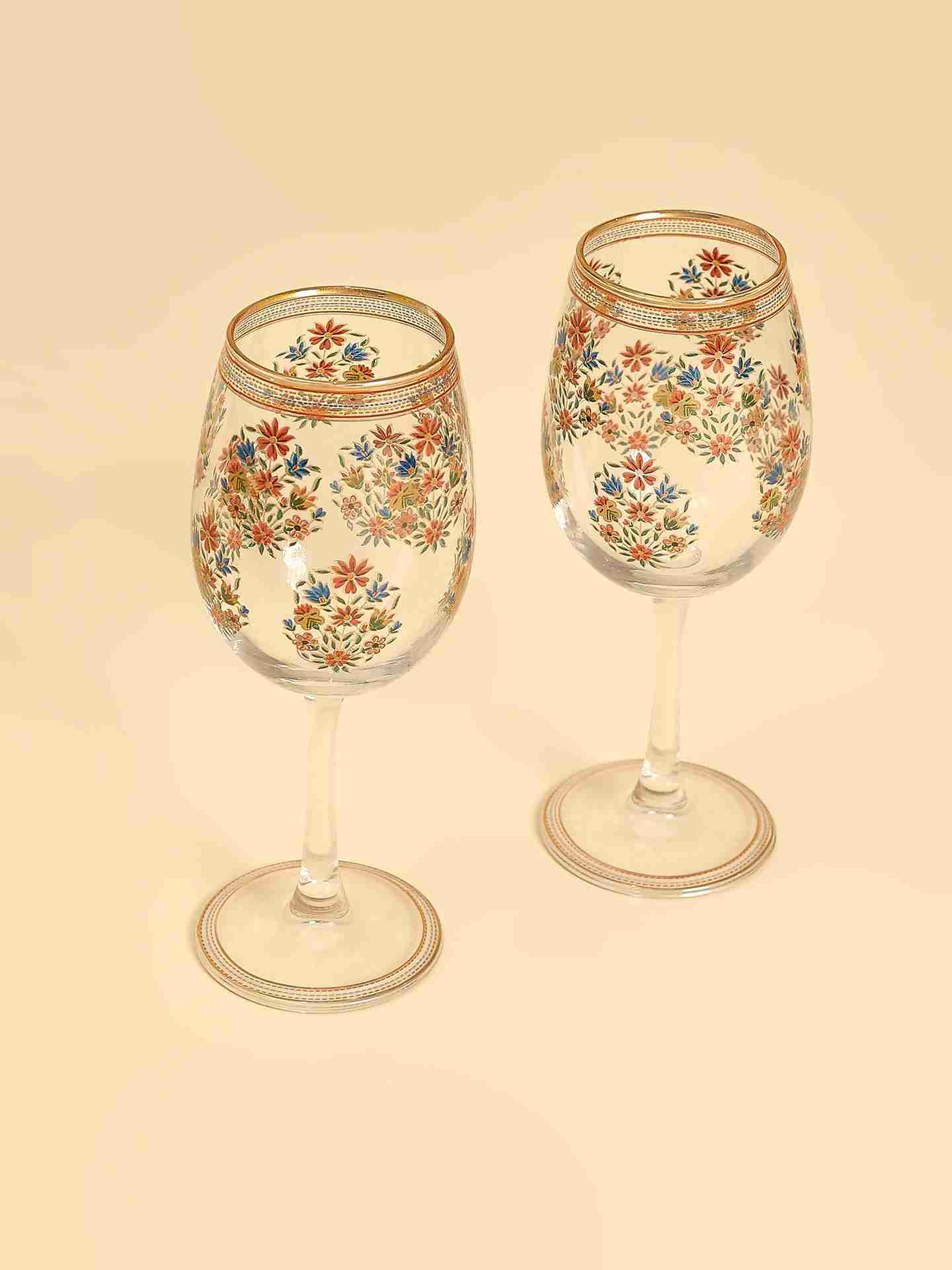 Rust Banki Goblet Glass