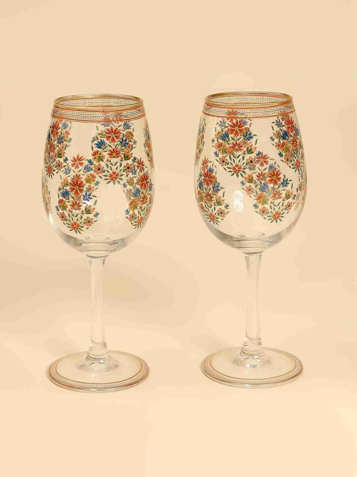 Rust Banki Goblet Glass