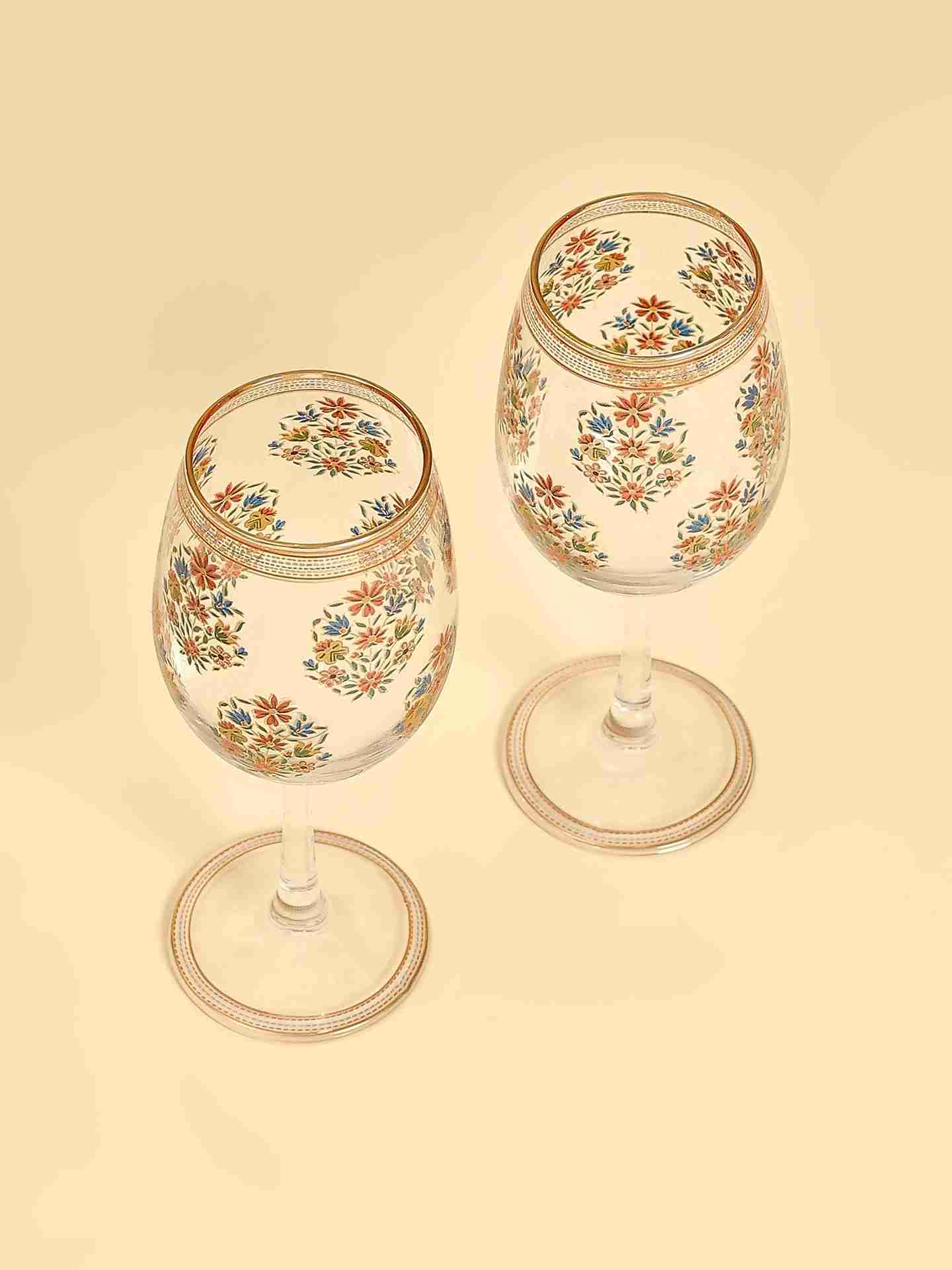Rust Banki Goblet Glass