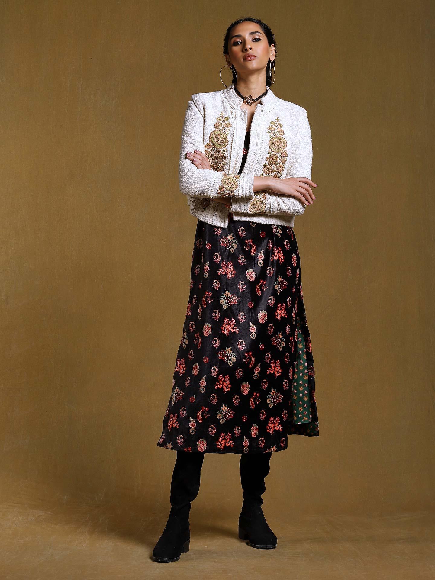 Off White Antari Cotton Structured Jacket