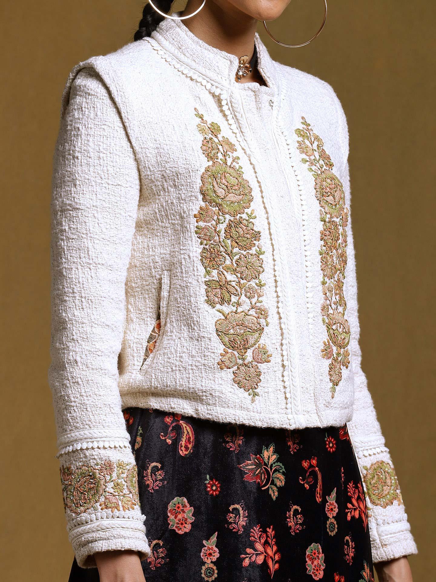 Off White Antari Cotton Structured Jacket