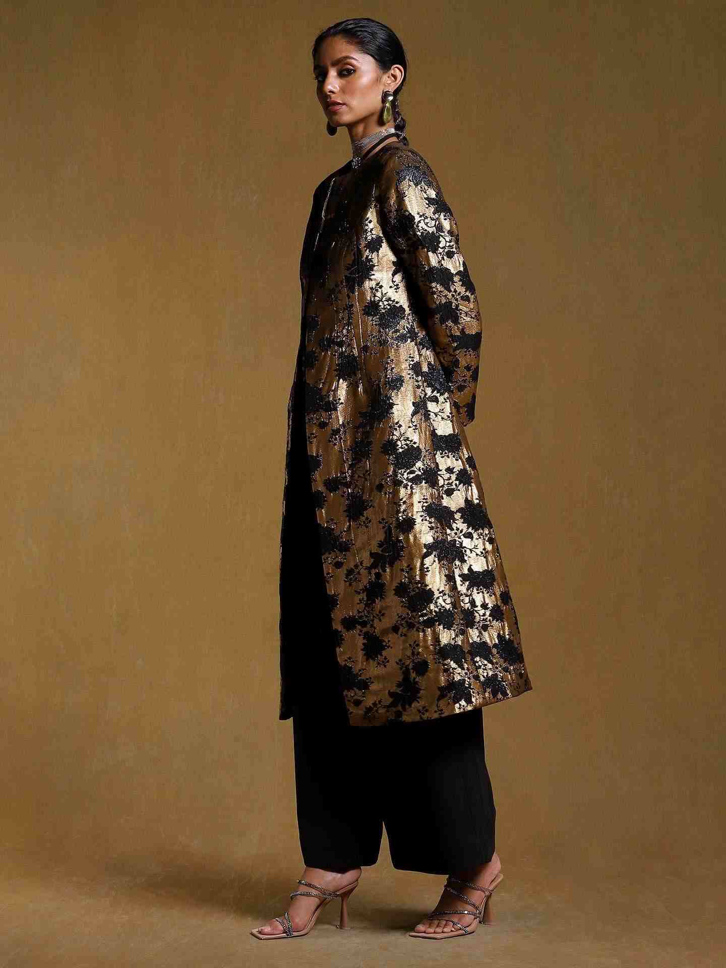 Gold Antari Structured Jacket