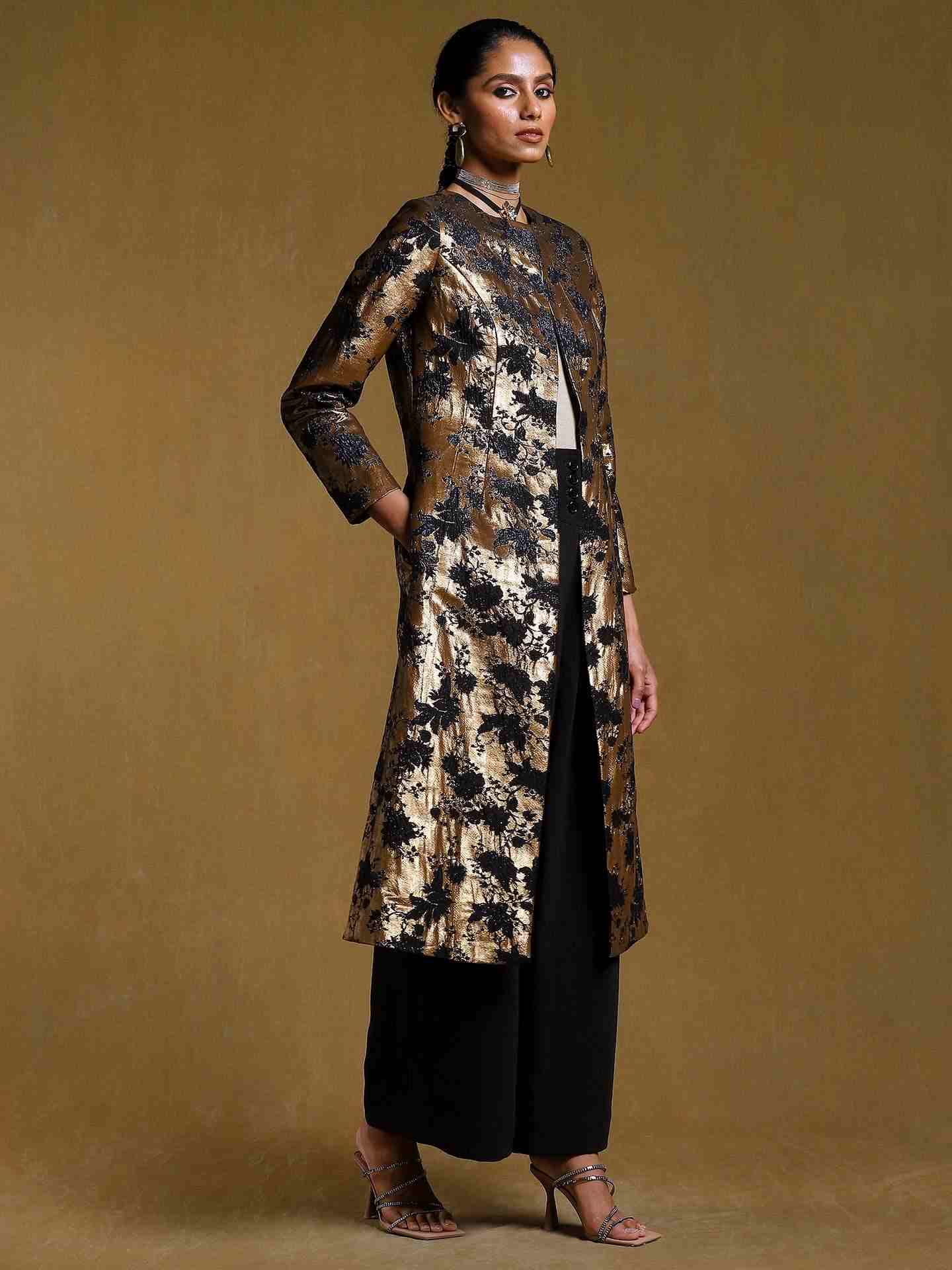 Gold Antari Structured Jacket