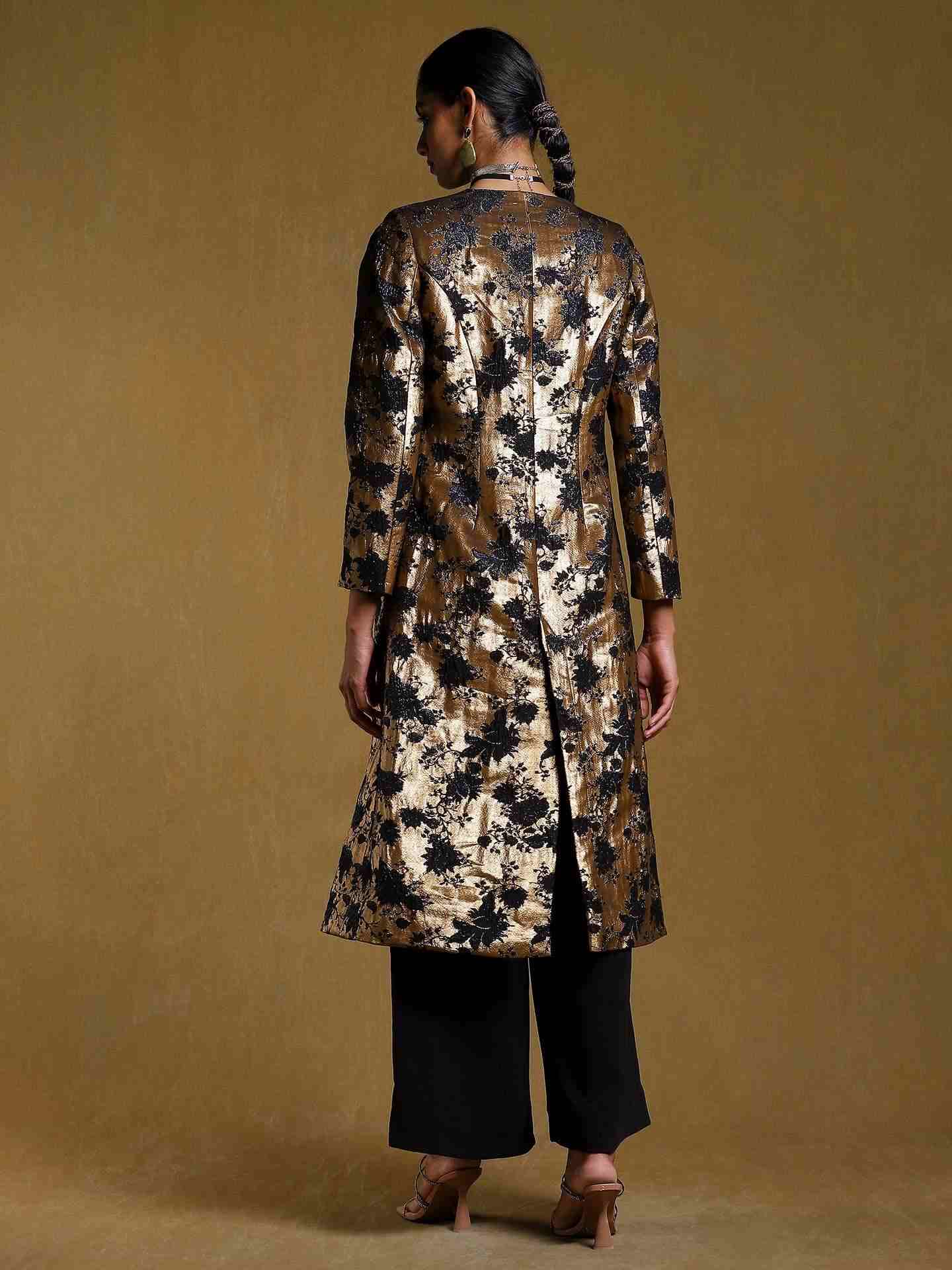 Gold Antari Structured Jacket