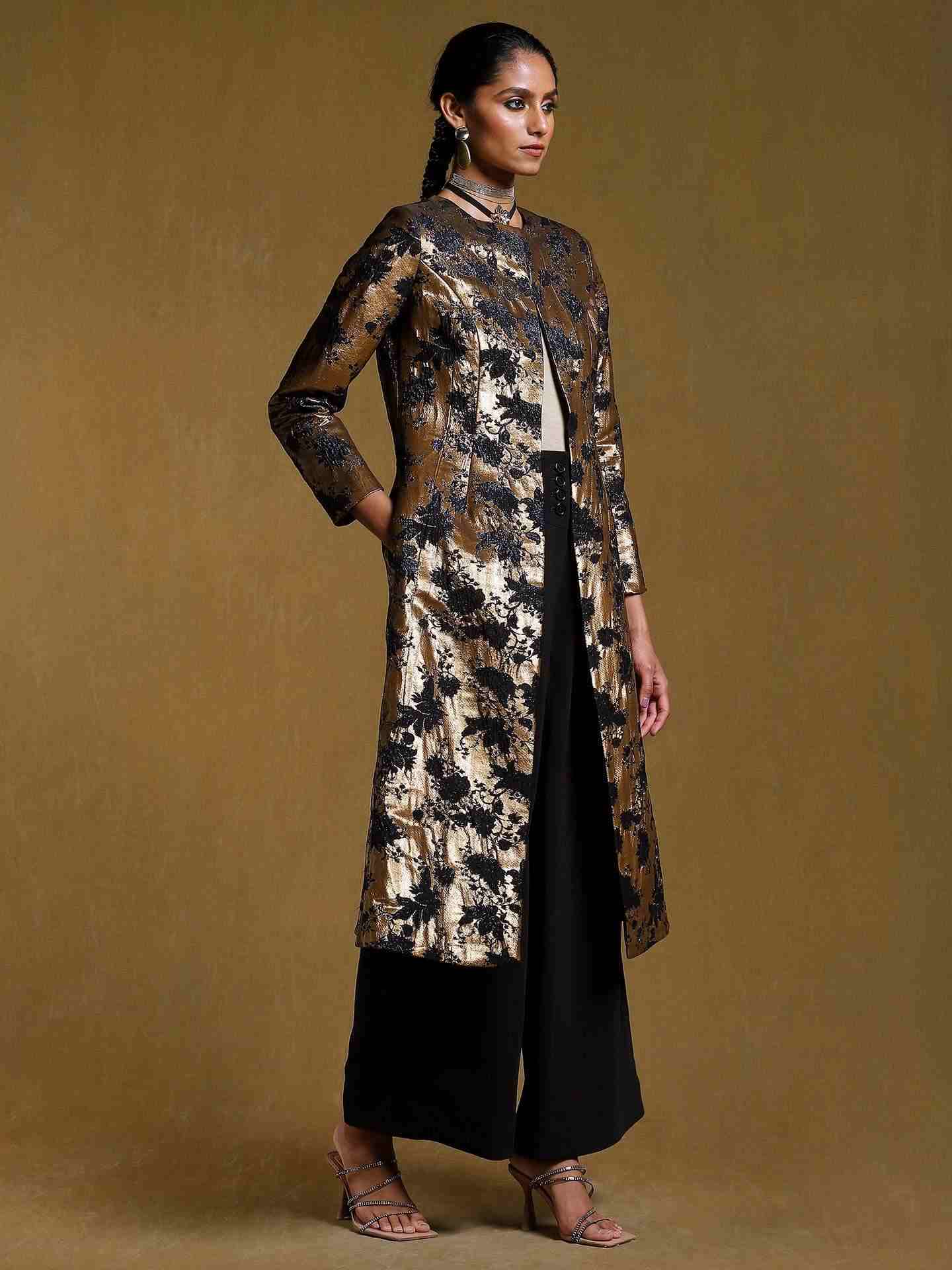 Gold Antari Structured Jacket