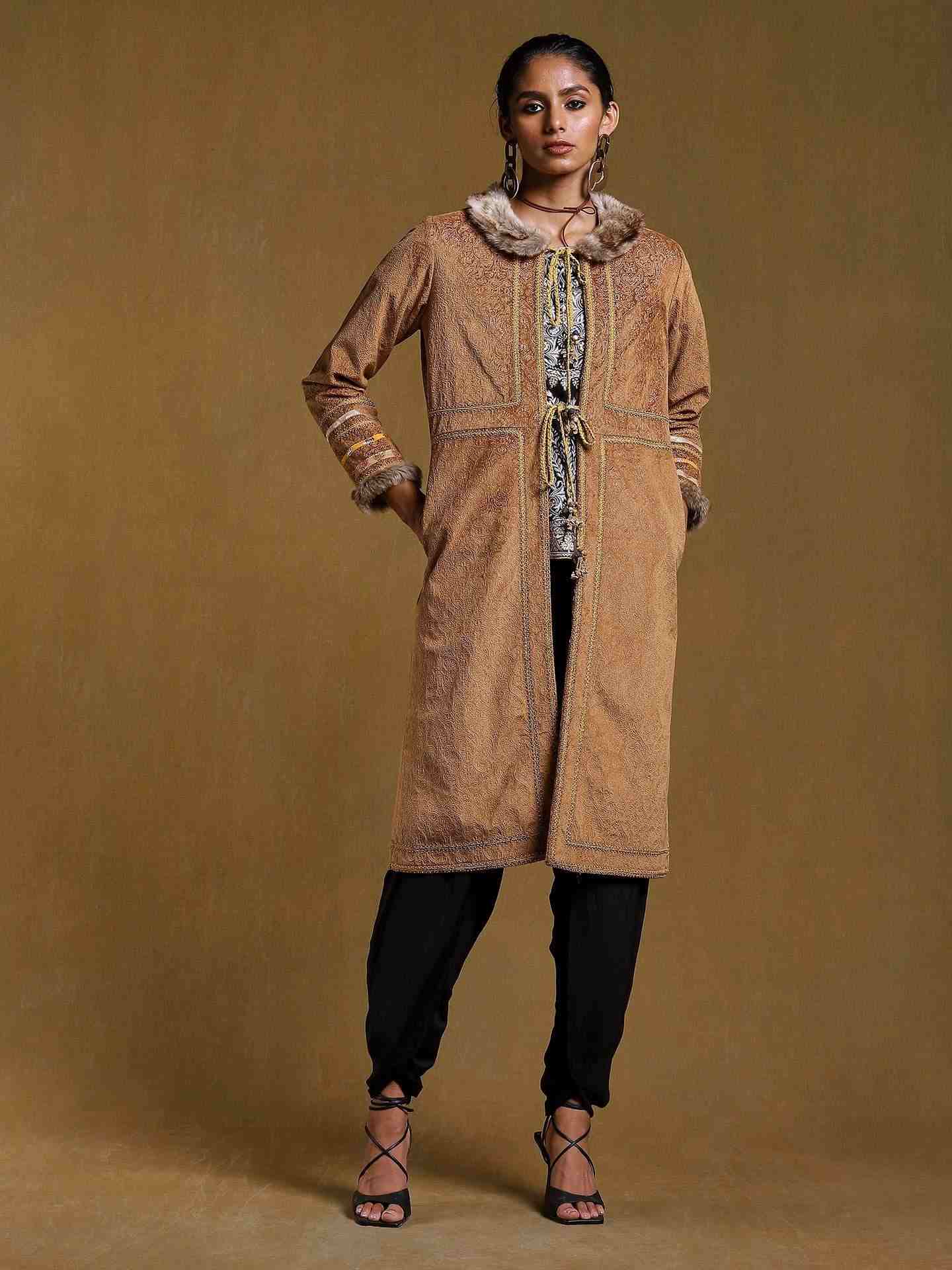 Brown Antari Suede Jacket