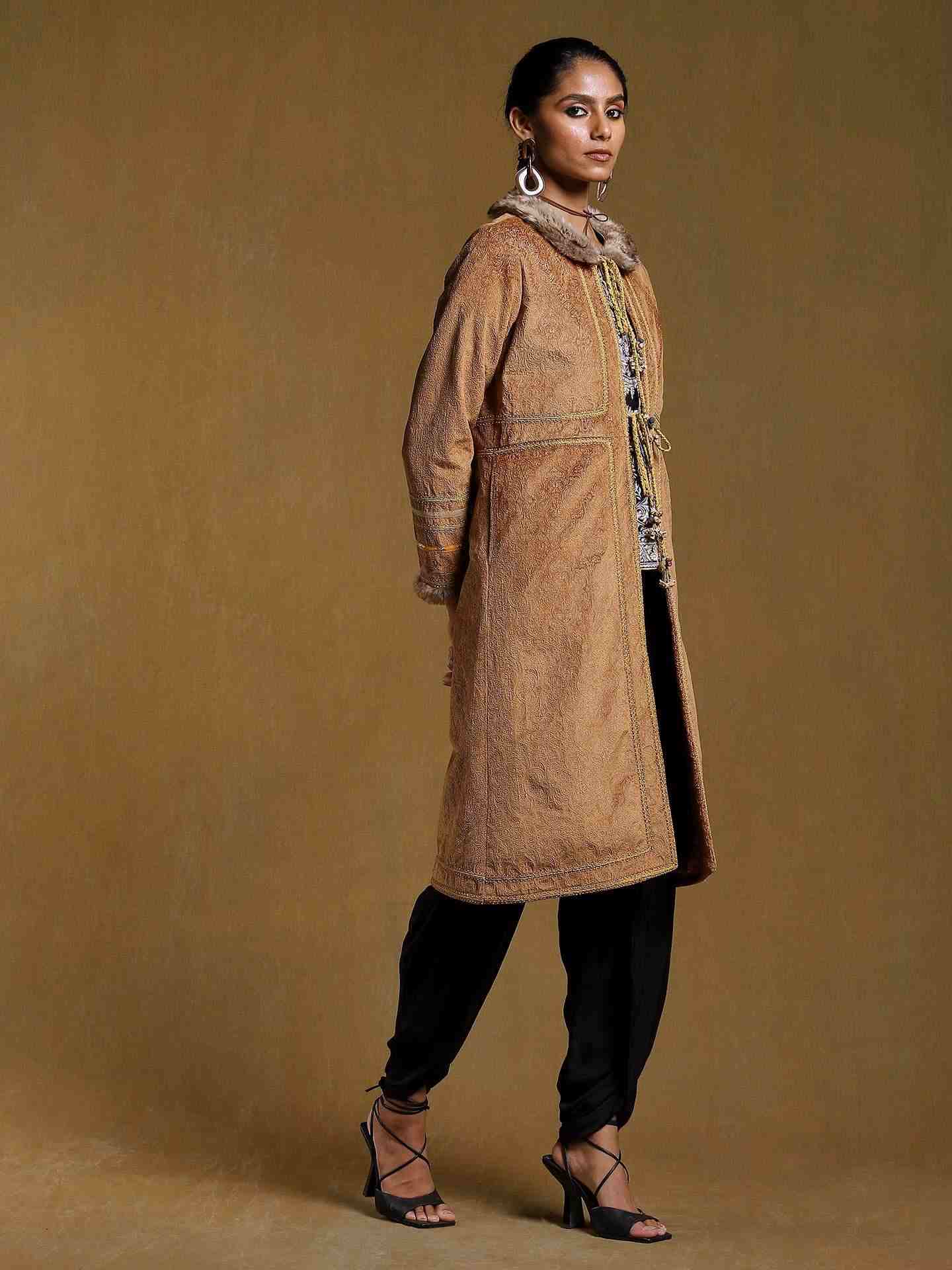 Brown Antari Suede Jacket