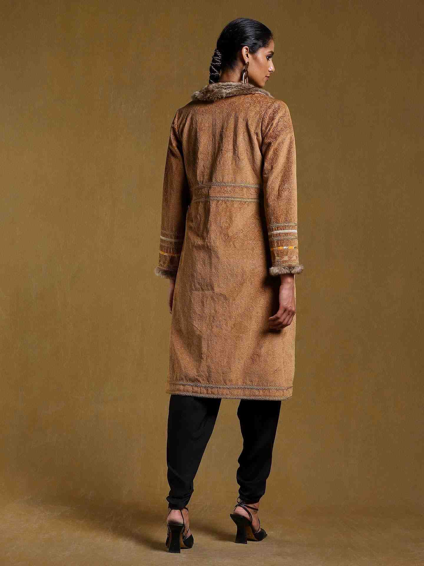 Brown Antari Suede Jacket