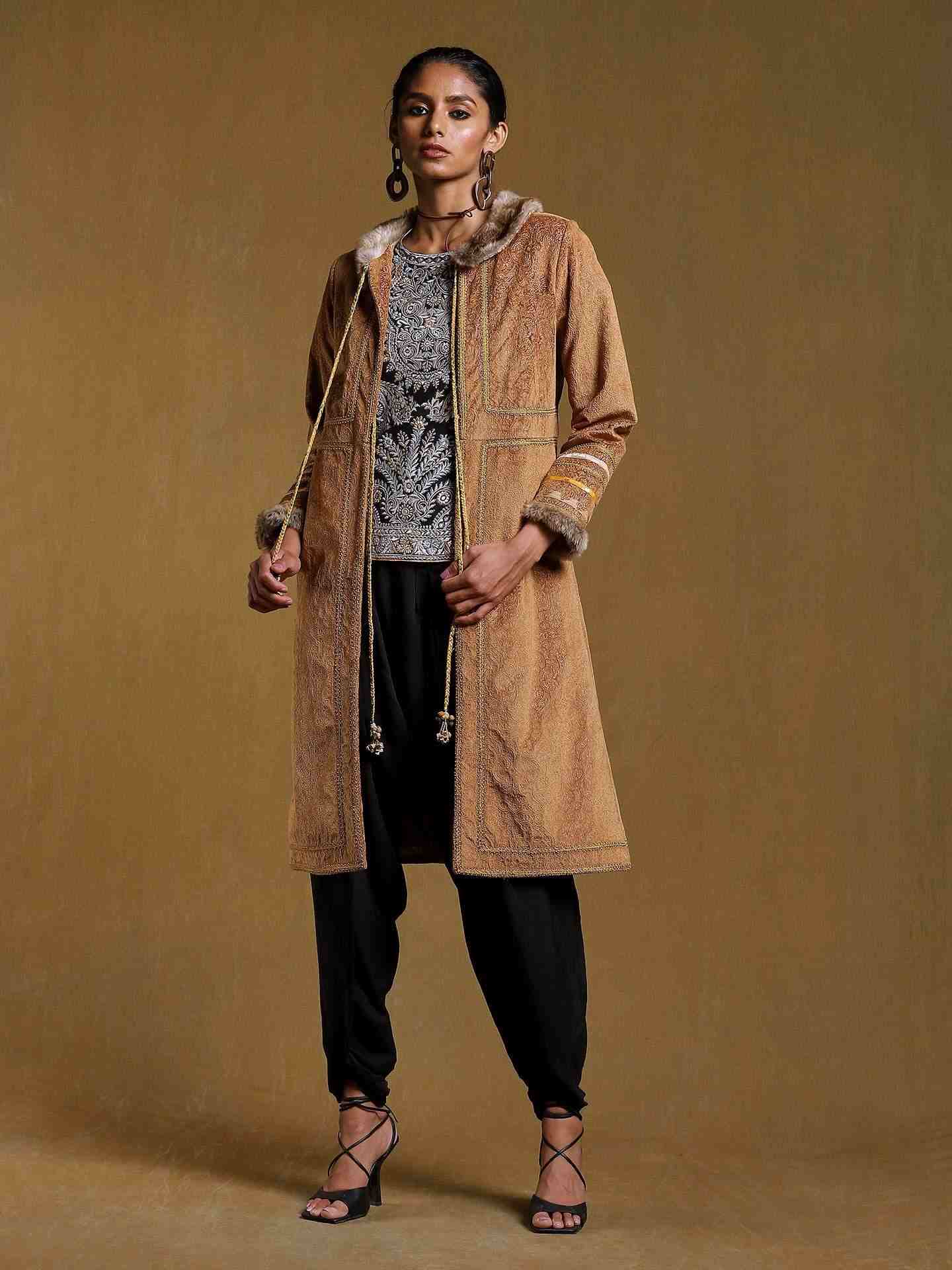 Brown Antari Suede Jacket