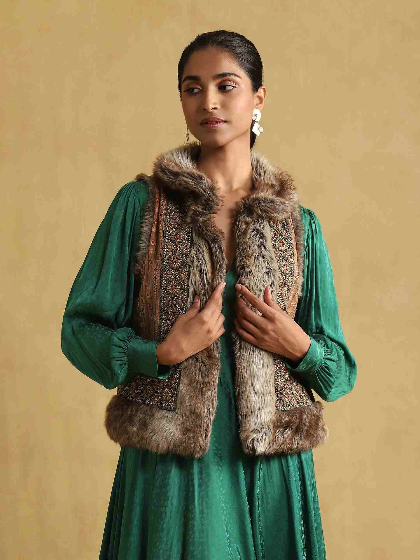 Black Zora Suede Structured Jacket